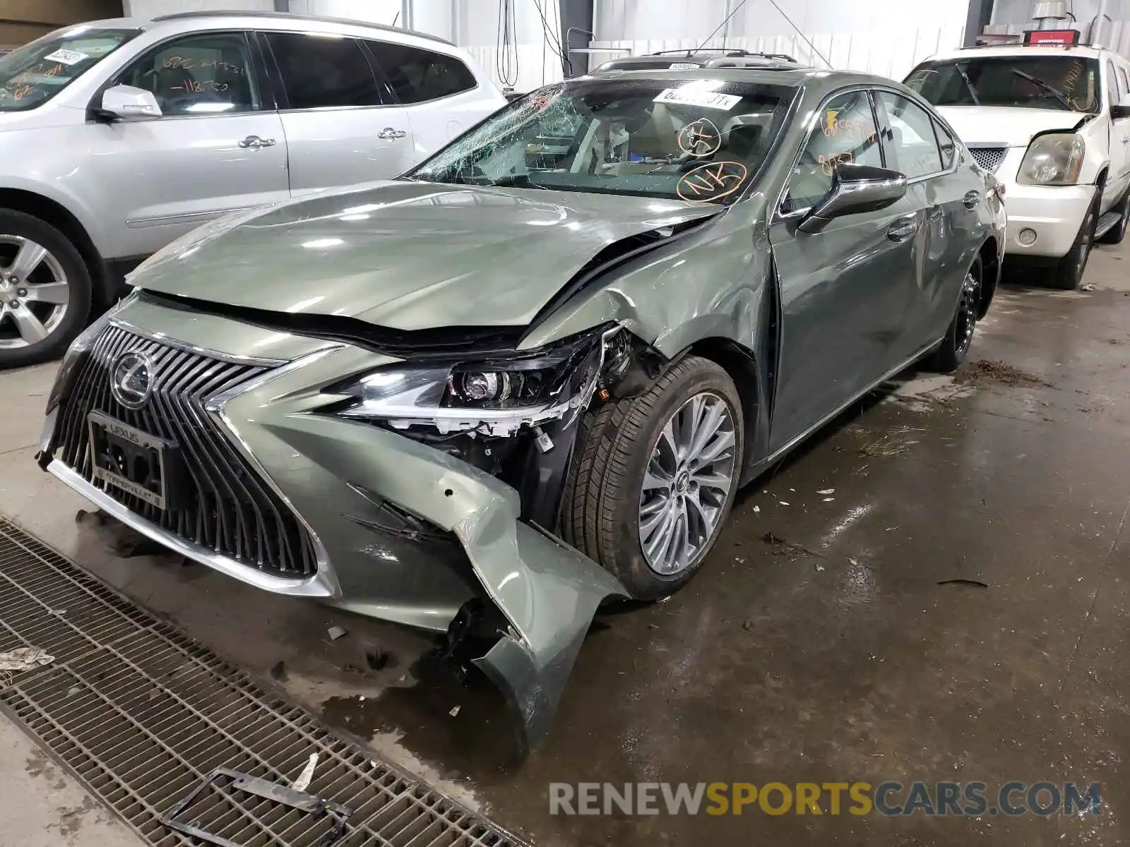 2 Photograph of a damaged car 58AD11D17MU003780 LEXUS ES250 2021