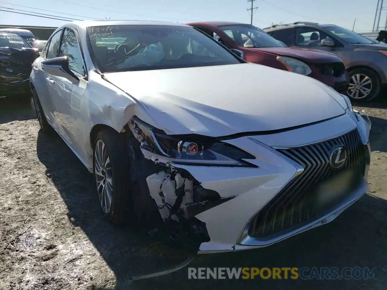 1 Photograph of a damaged car 58AD11D17MU005352 LEXUS ES250 2021