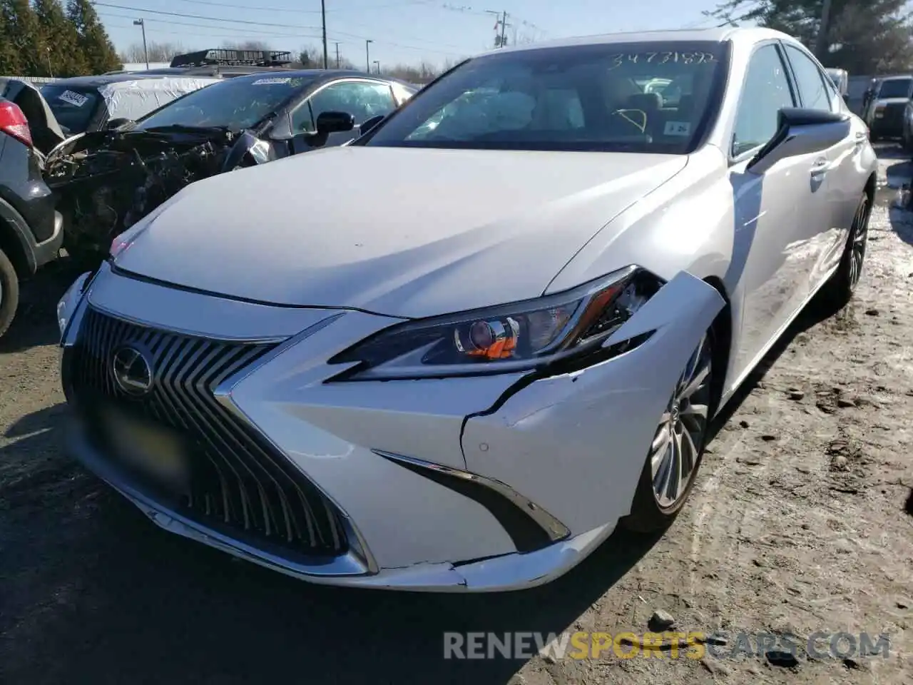 2 Photograph of a damaged car 58AD11D17MU005352 LEXUS ES250 2021