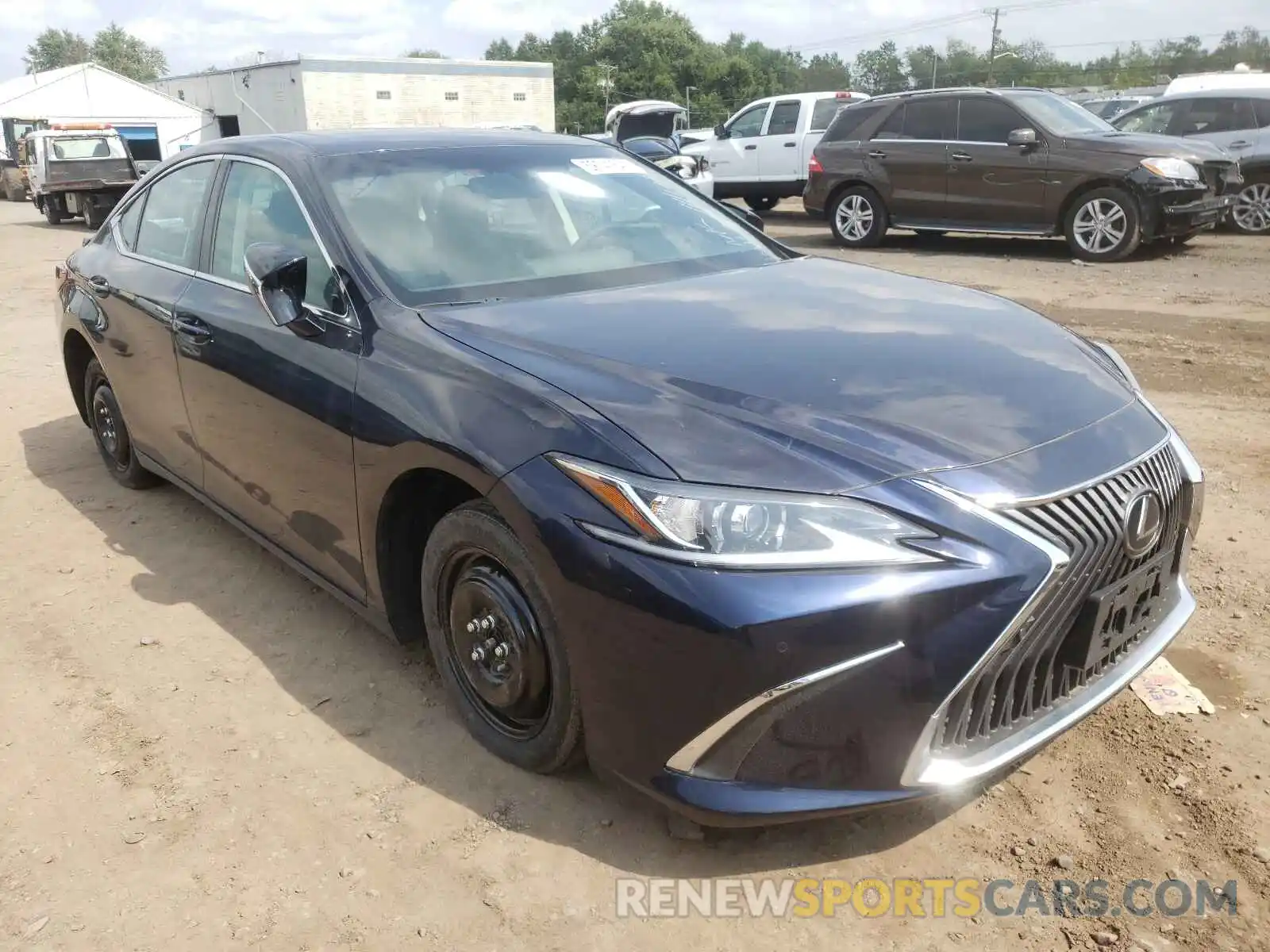 1 Photograph of a damaged car 58AD11D18MU001679 LEXUS ES250 2021