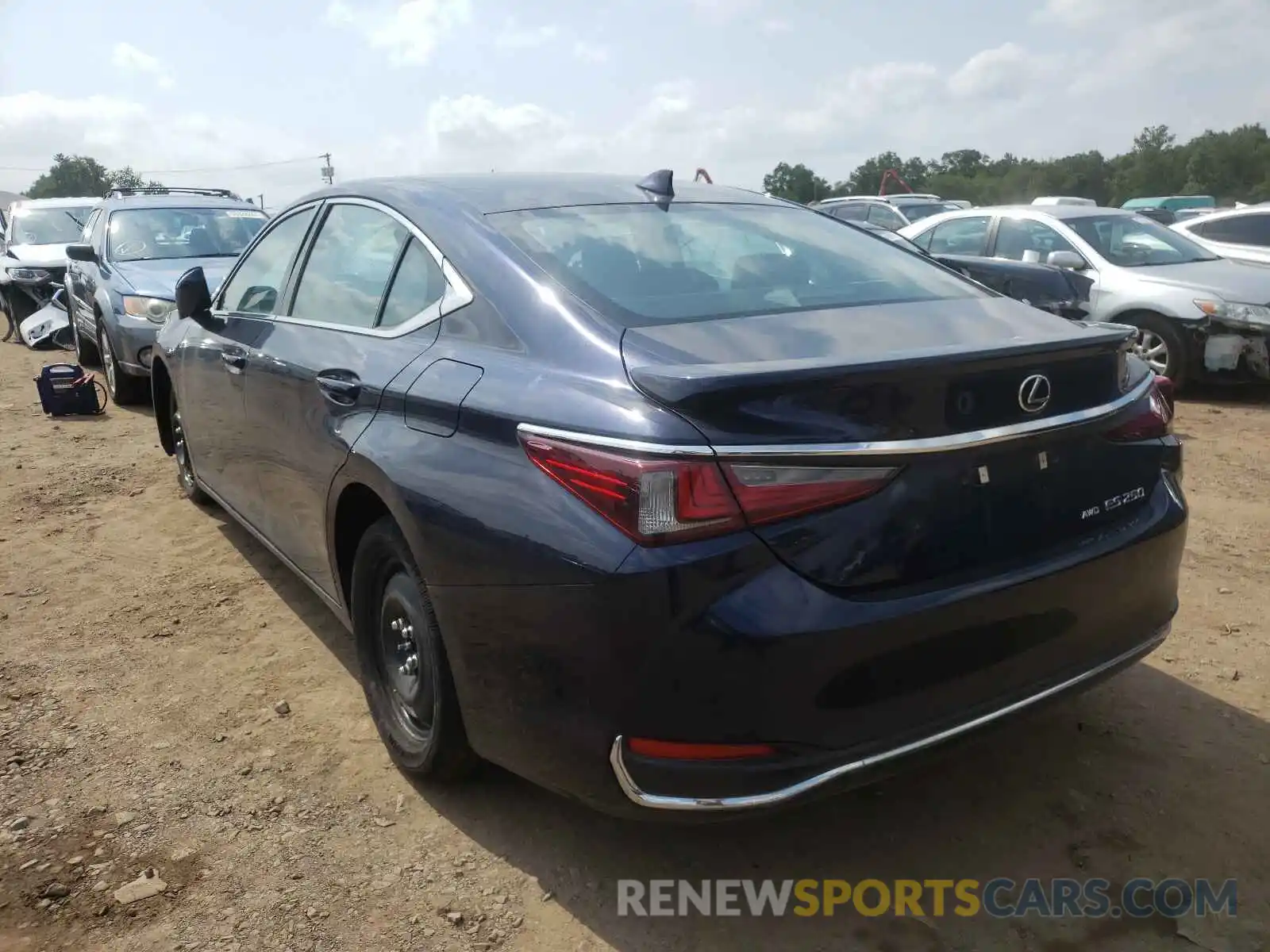 3 Photograph of a damaged car 58AD11D18MU001679 LEXUS ES250 2021