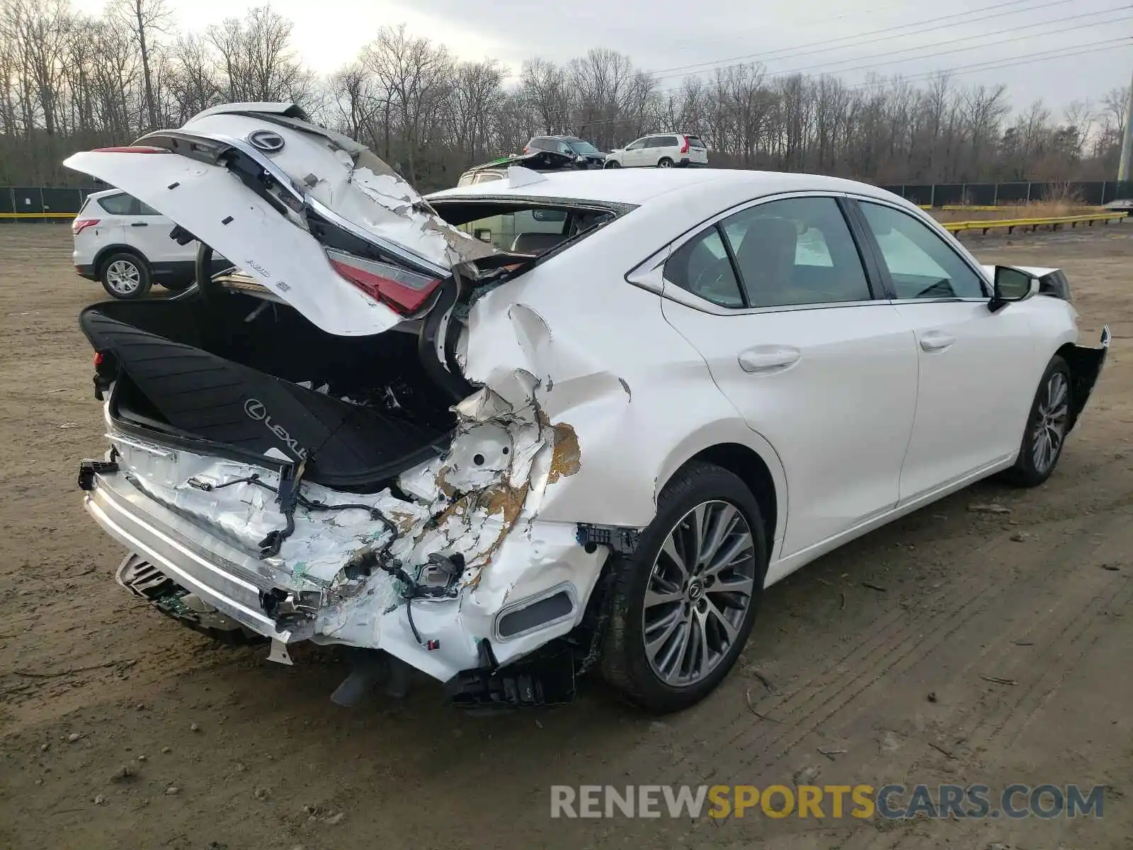 4 Photograph of a damaged car 58AD11D19MU002050 LEXUS ES250 2021