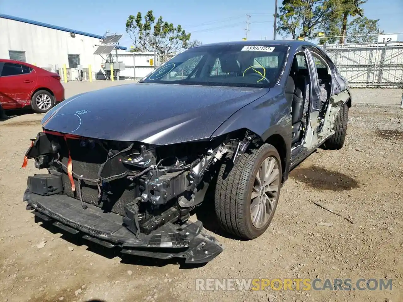 2 Photograph of a damaged car 58AD11D19MU002792 LEXUS ES250 2021