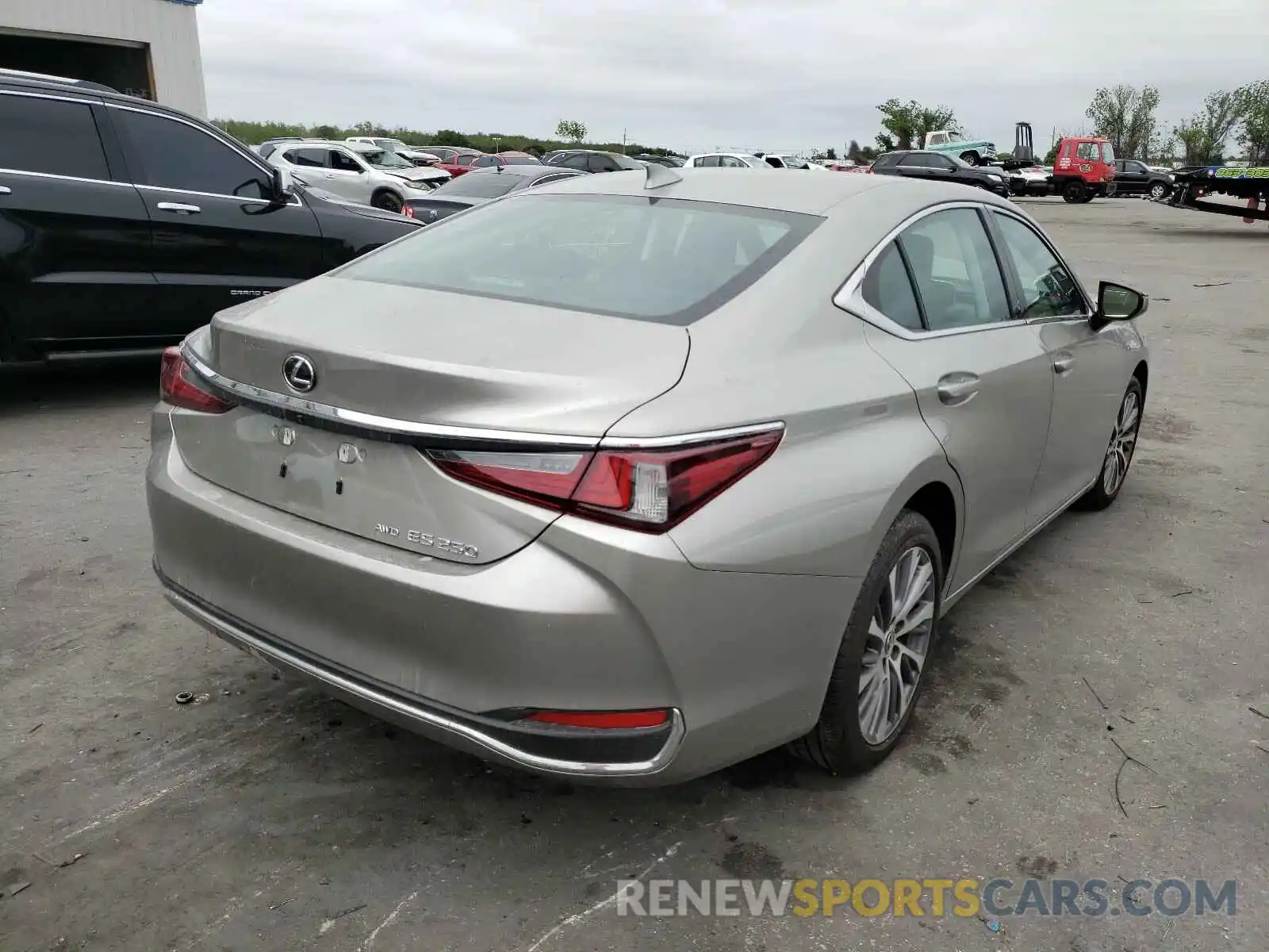 4 Photograph of a damaged car 58AD11D19MU003893 LEXUS ES250 2021