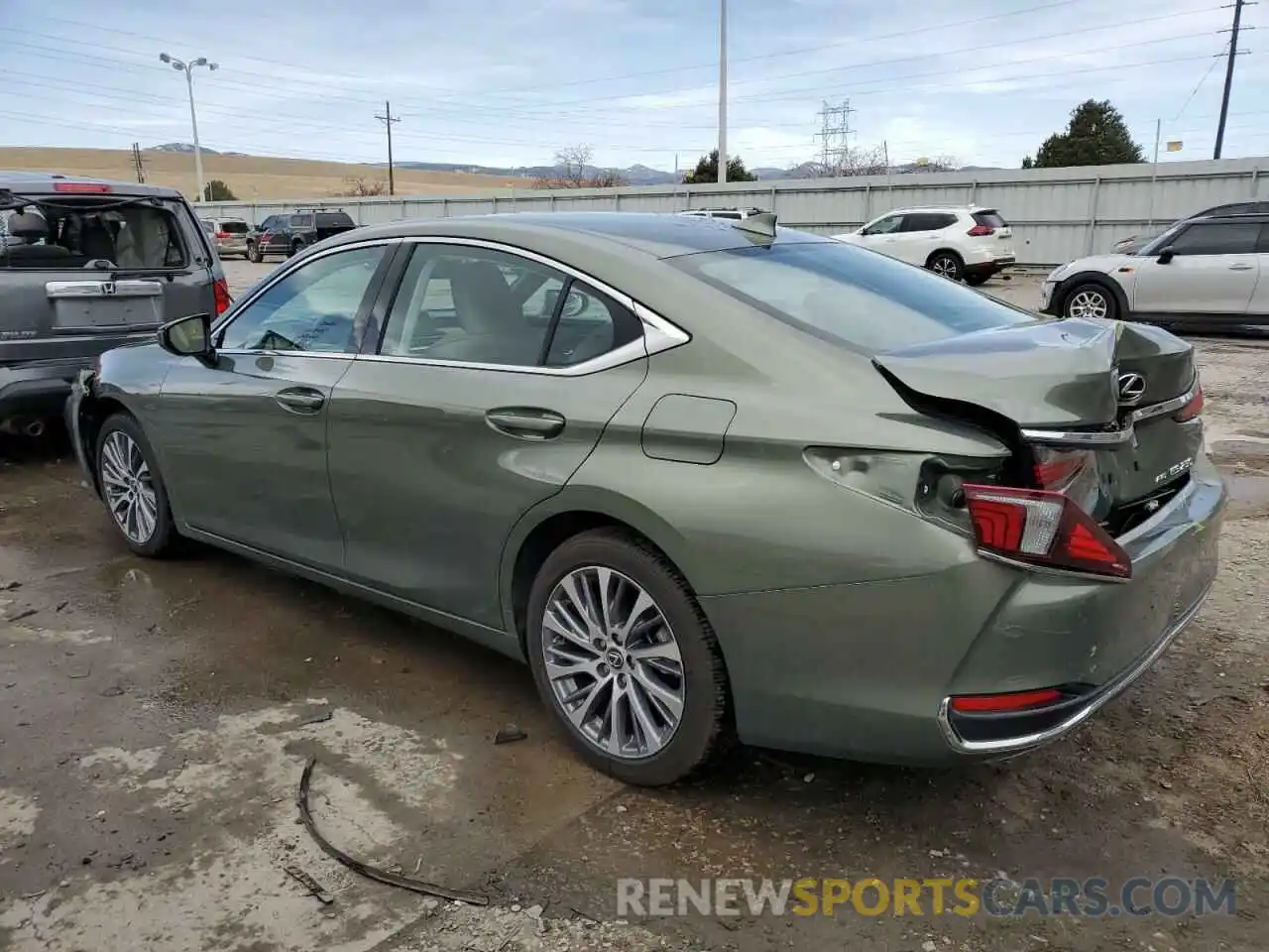 2 Photograph of a damaged car 58AD11D1XMU002929 LEXUS ES250 2021