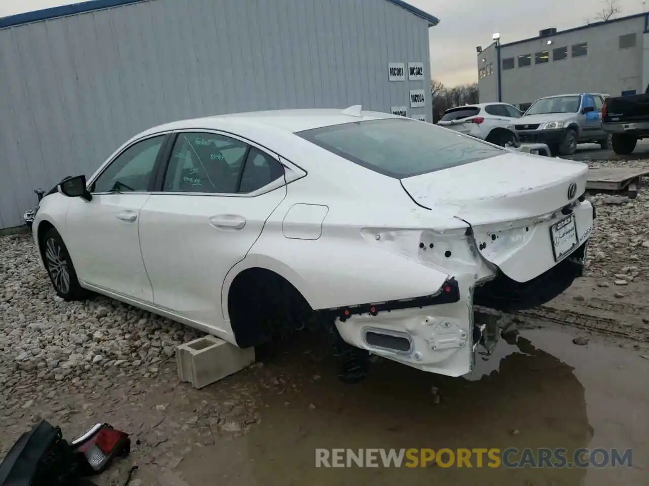 3 Photograph of a damaged car 58AD11D1XMU005281 LEXUS ES250 2021