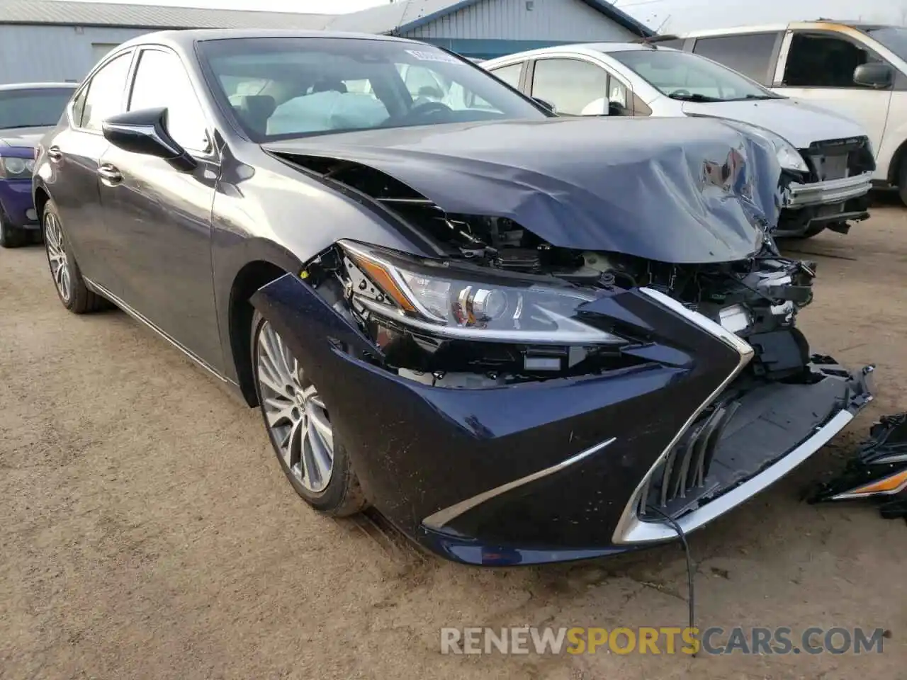 1 Photograph of a damaged car 58AD11D1XMU006155 LEXUS ES250 2021