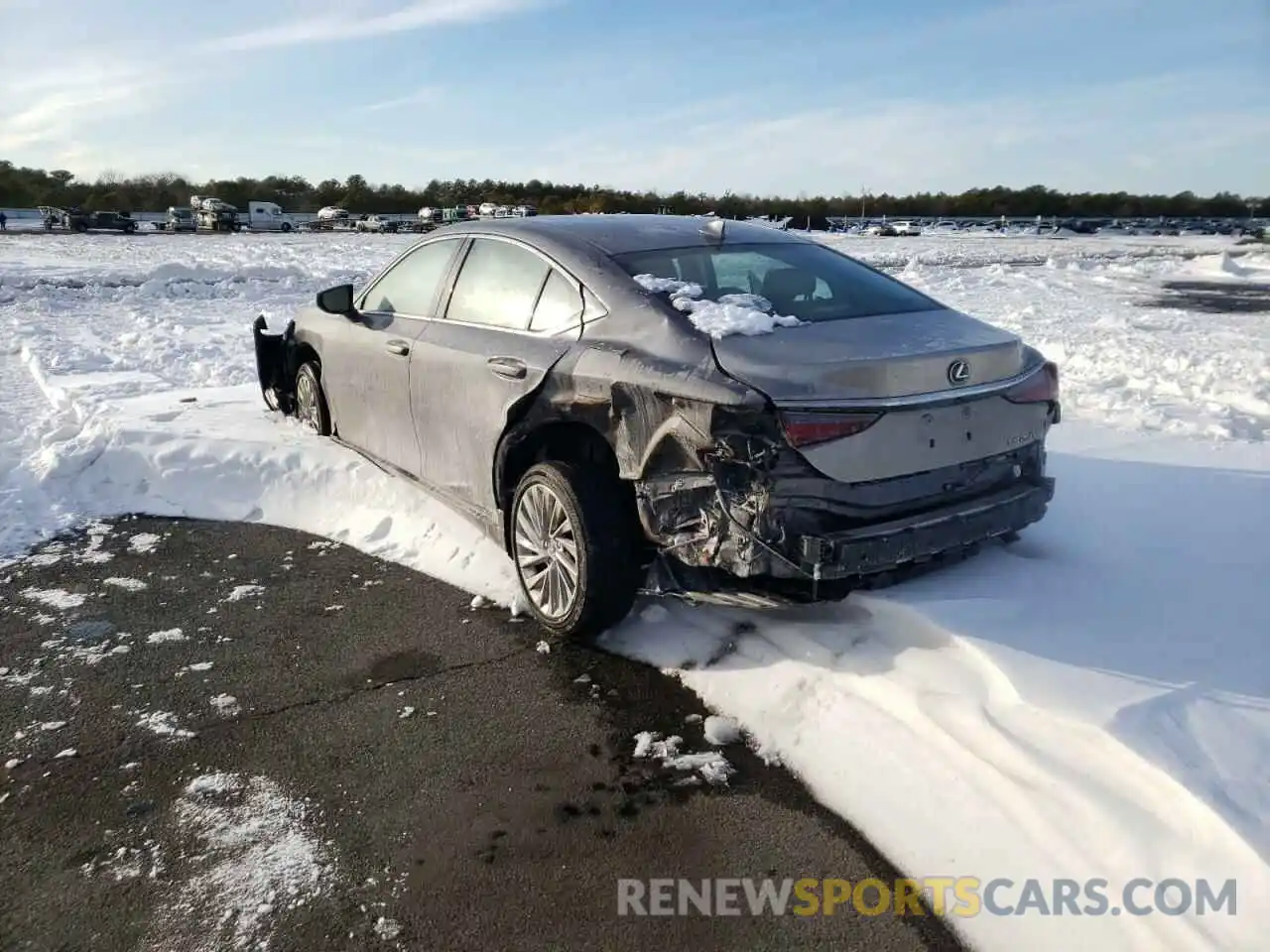 3 Photograph of a damaged car 58AE11D11MU004606 LEXUS ES250 2021