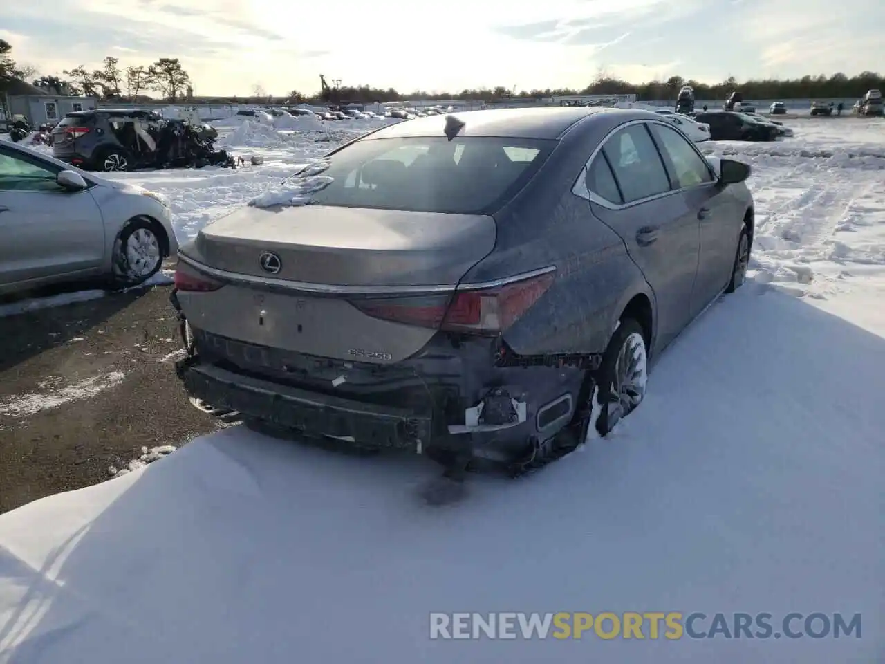 4 Photograph of a damaged car 58AE11D11MU004606 LEXUS ES250 2021