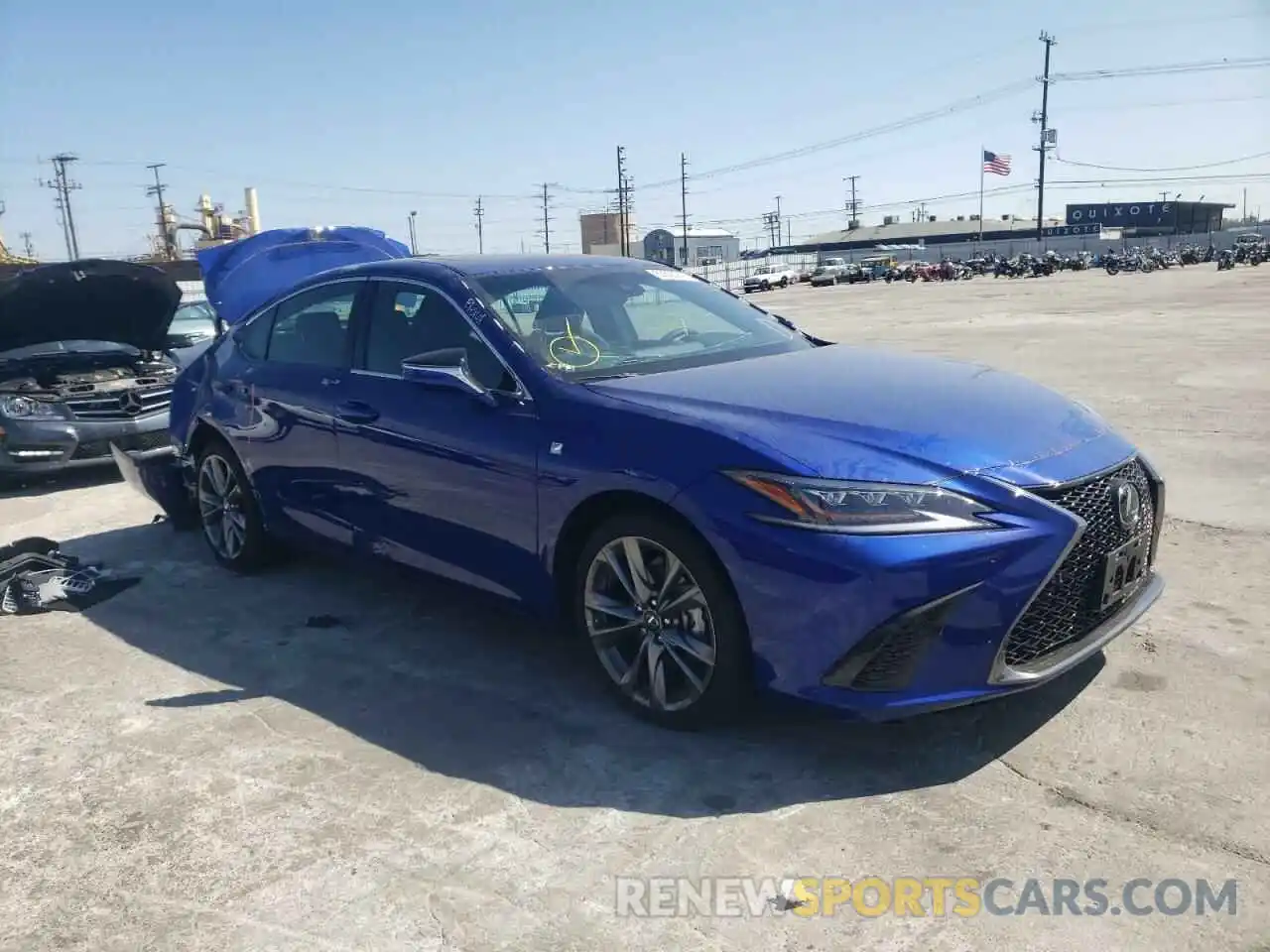 1 Photograph of a damaged car 58AG11D18MU007172 LEXUS ES250 2021