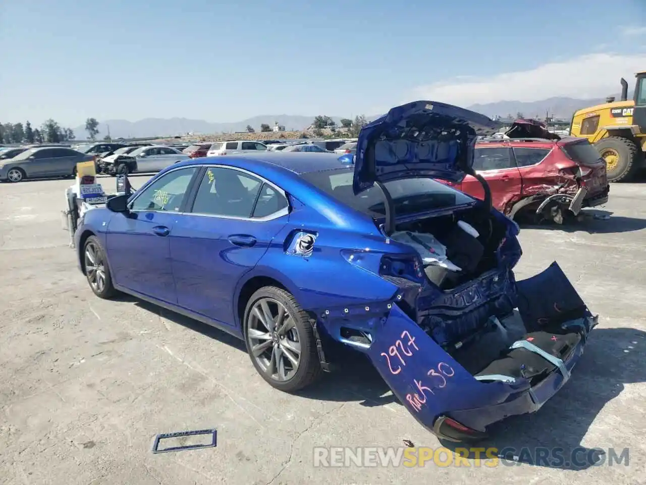 3 Photograph of a damaged car 58AG11D18MU007172 LEXUS ES250 2021