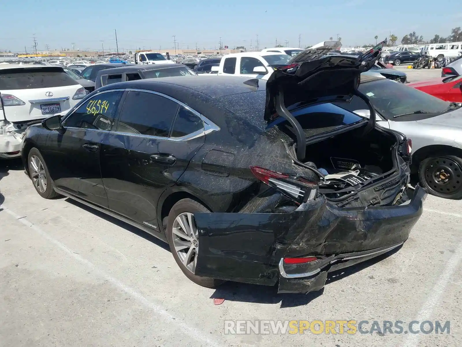 3 Photograph of a damaged car 58AB21B11KU001320 LEXUS ES300 2019