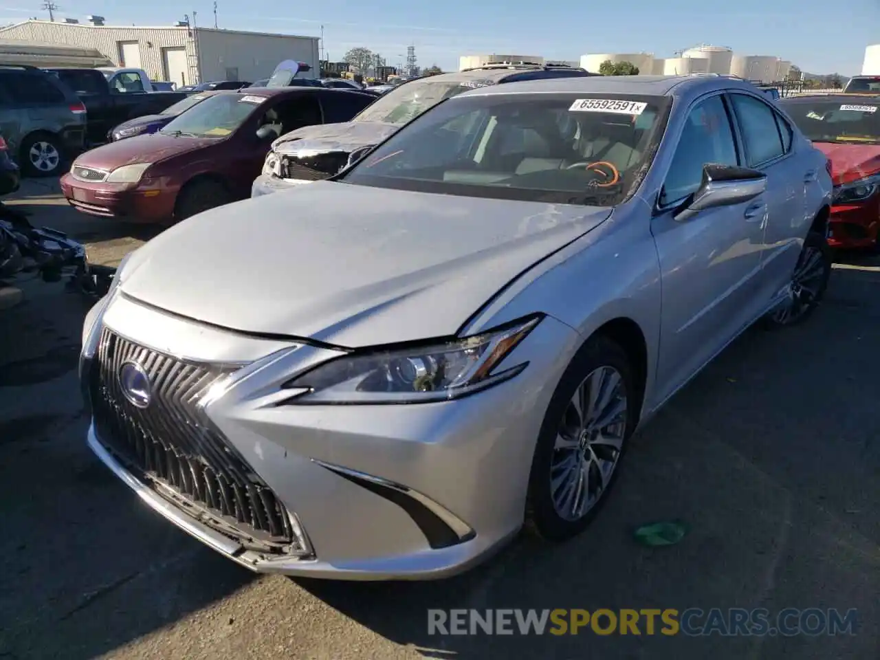 2 Photograph of a damaged car 58AB21B12KU002489 LEXUS ES300 2019