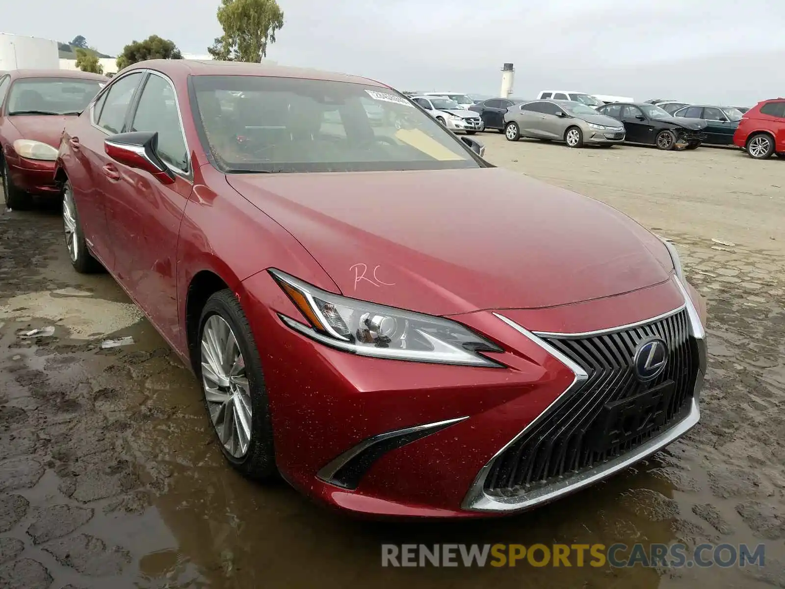 1 Photograph of a damaged car 58AB21B12KU002654 LEXUS ES300 2019