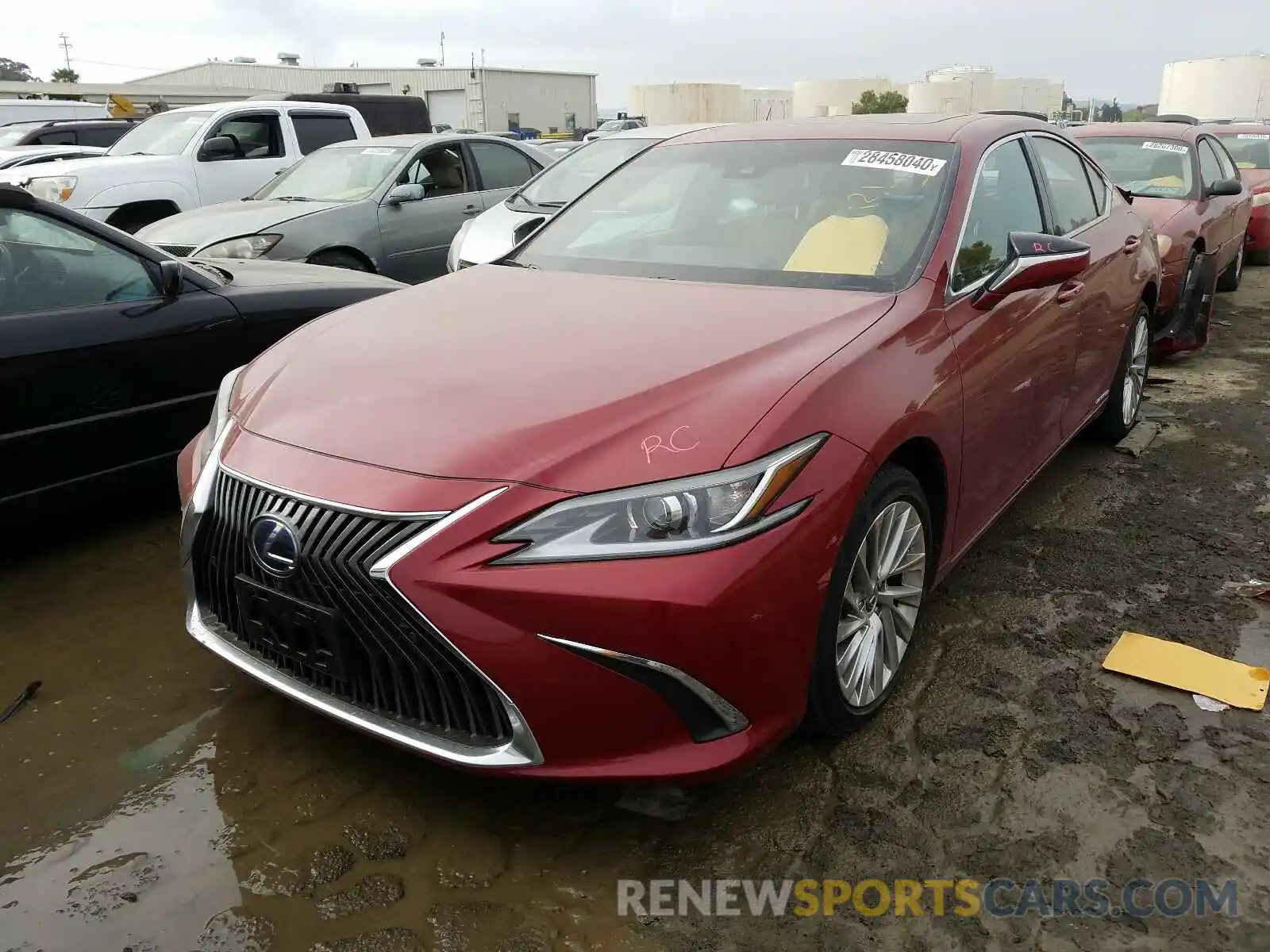 2 Photograph of a damaged car 58AB21B12KU002654 LEXUS ES300 2019