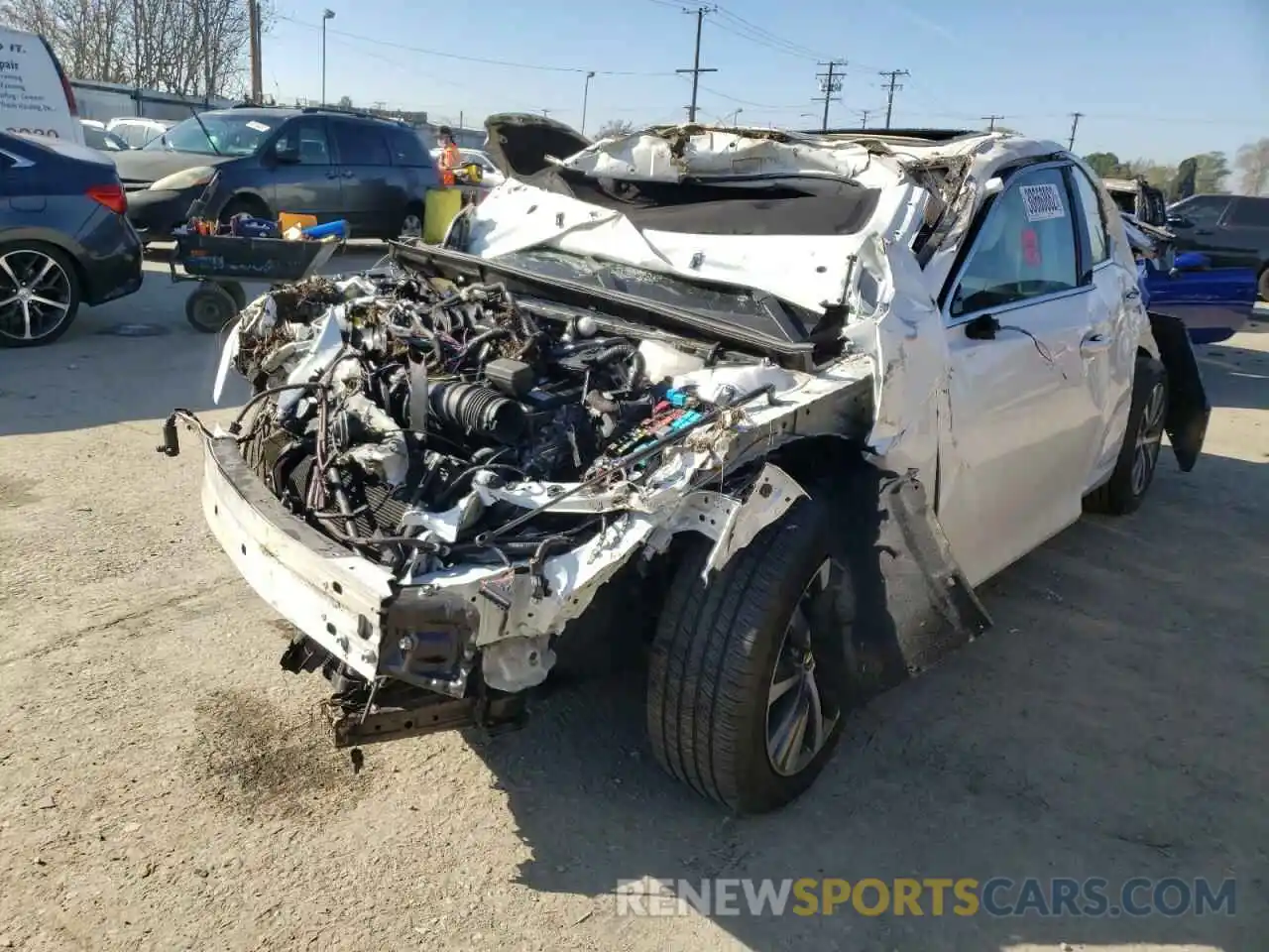 2 Photograph of a damaged car 58AB21B16KU002222 LEXUS ES300 2019