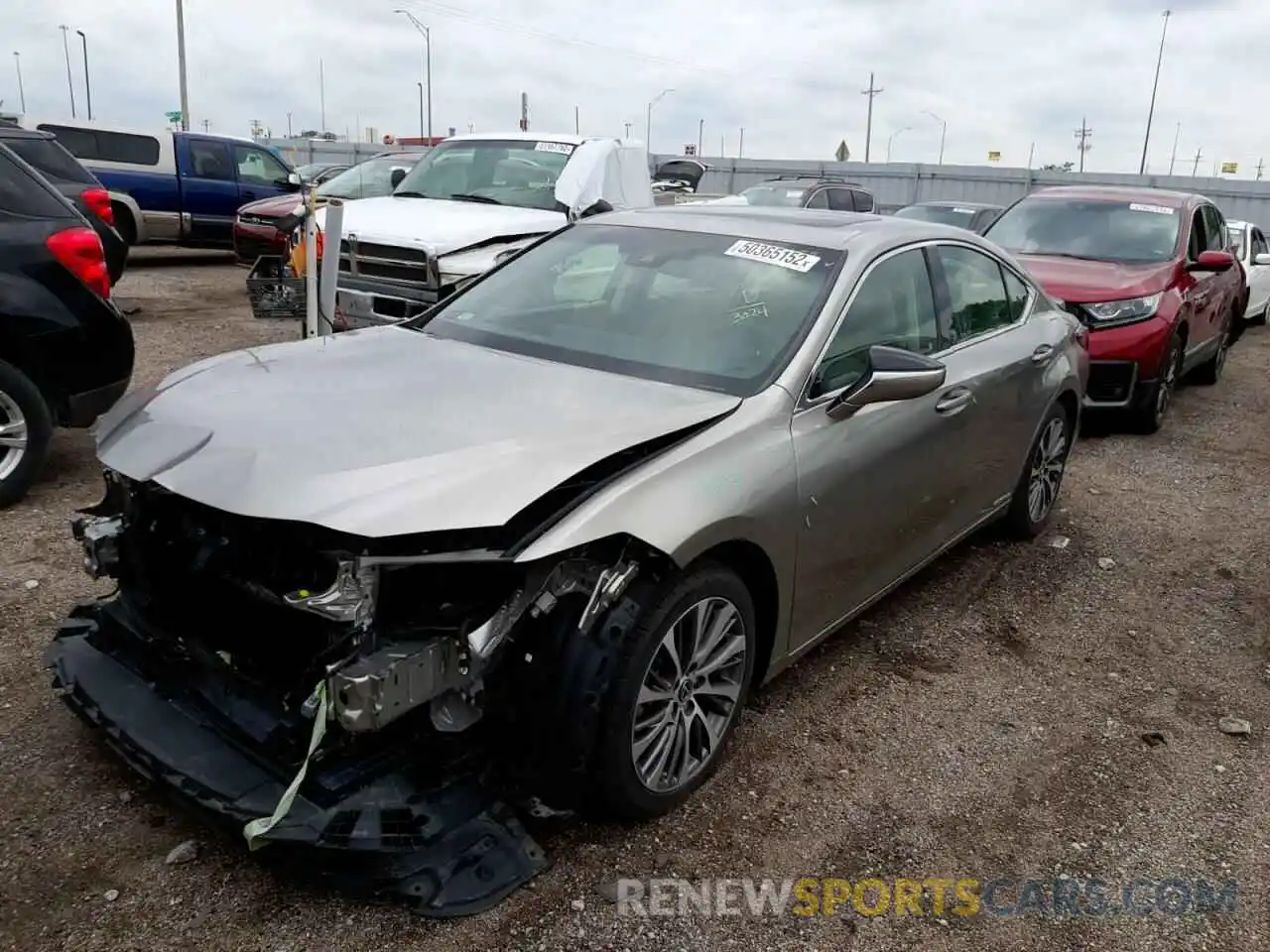 2 Photograph of a damaged car 58AB21B17KU003024 LEXUS ES300 2019