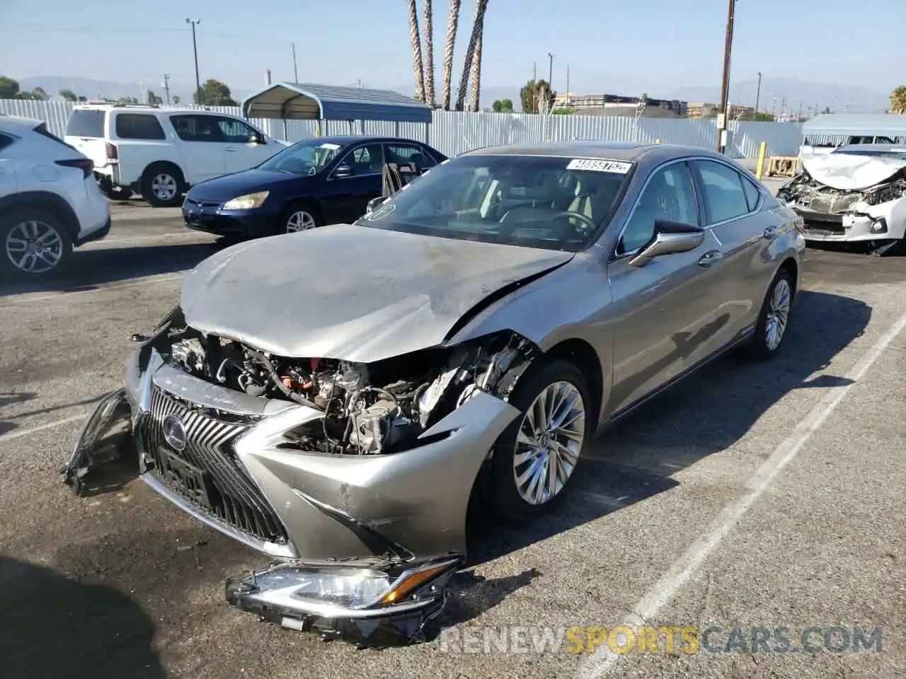 2 Photograph of a damaged car 58AB21B1XKU001896 LEXUS ES300 2019