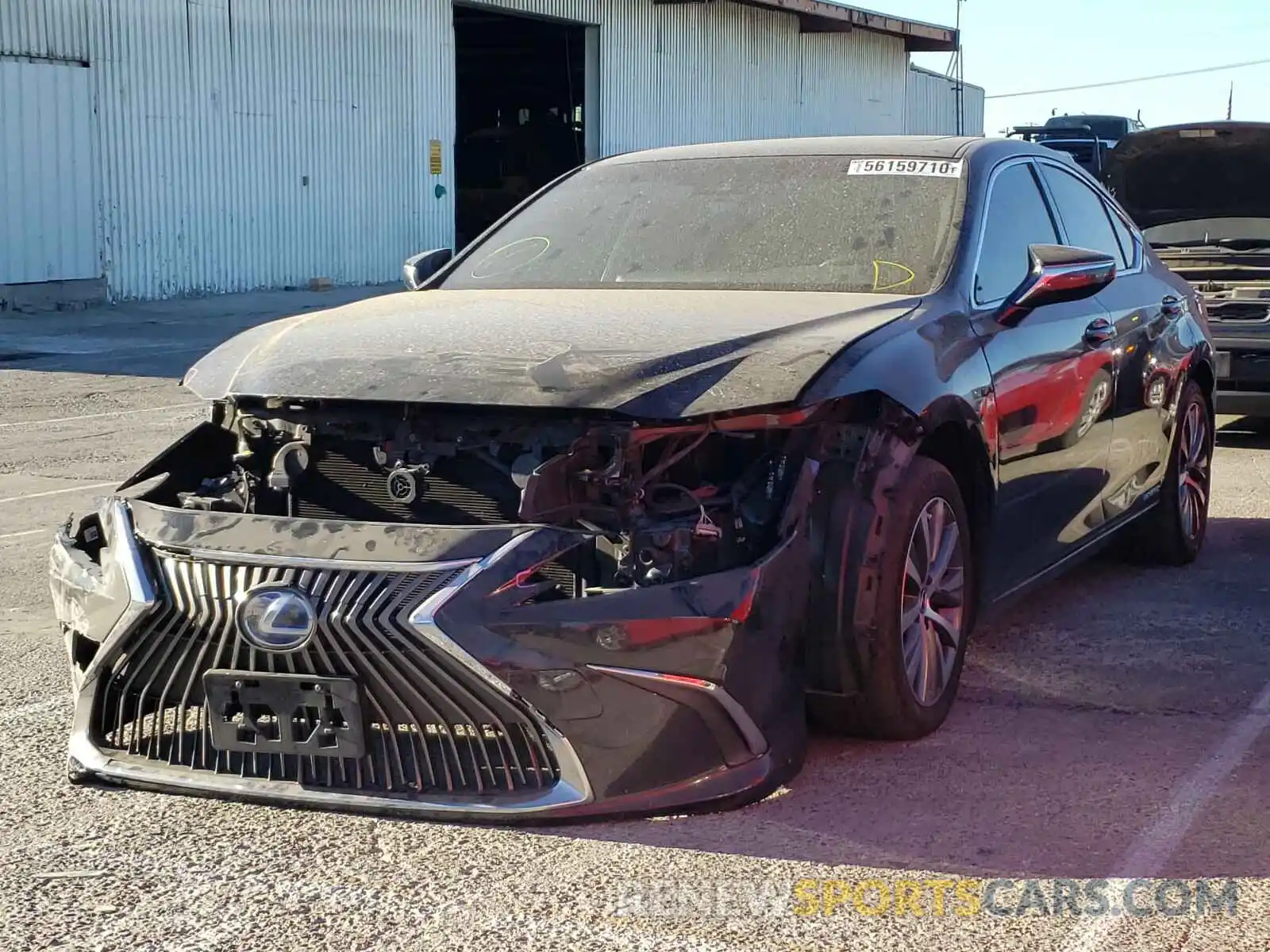 2 Photograph of a damaged car JTHB21B11K2027583 LEXUS ES300 2019