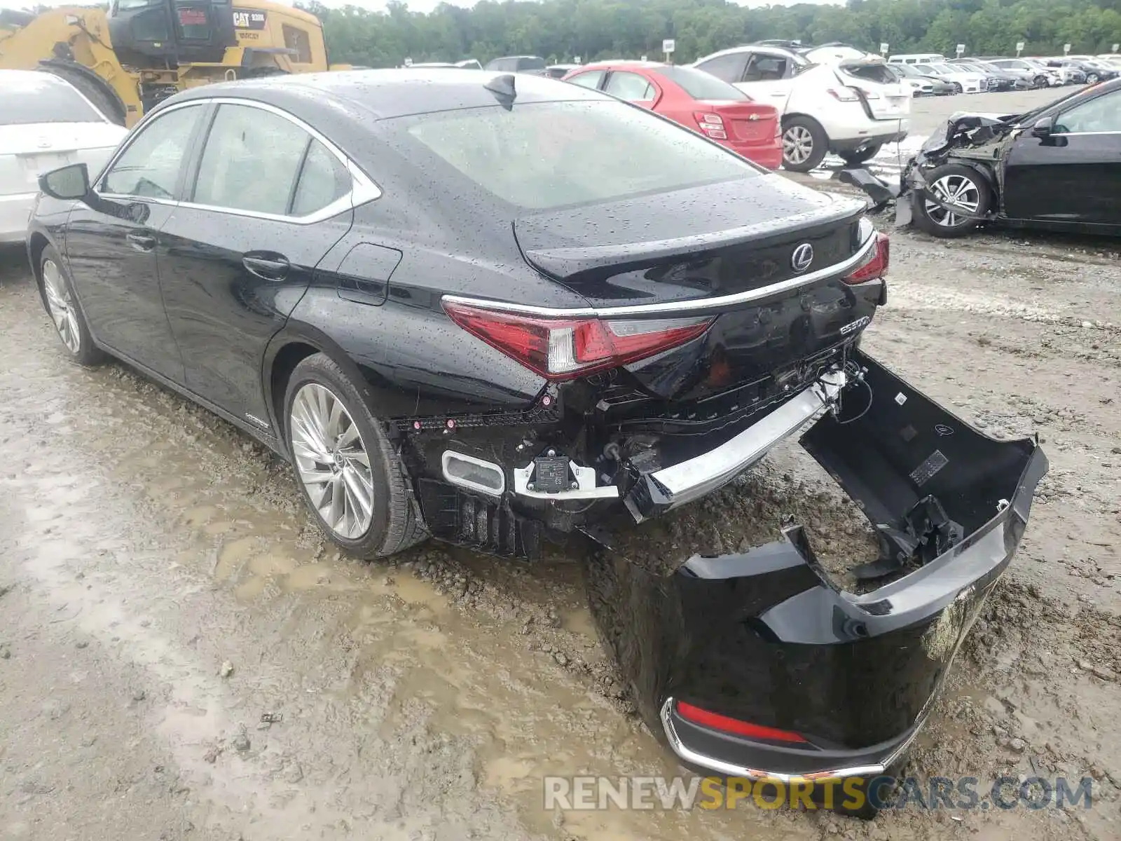 3 Photograph of a damaged car JTHB21B11K2042973 LEXUS ES300 2019