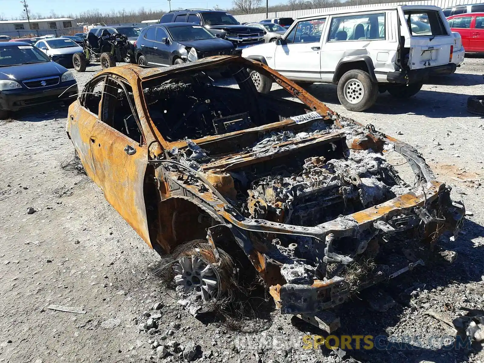 1 Photograph of a damaged car JTHB21B12K2005706 LEXUS ES300 2019