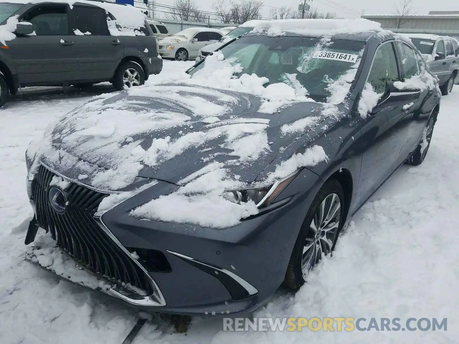 2 Photograph of a damaged car JTHB21B12K2023445 LEXUS ES300 2019