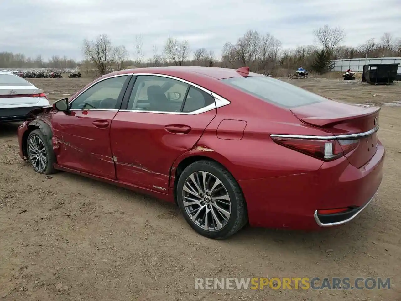 2 Photograph of a damaged car JTHB21B12K2026121 LEXUS ES300 2019