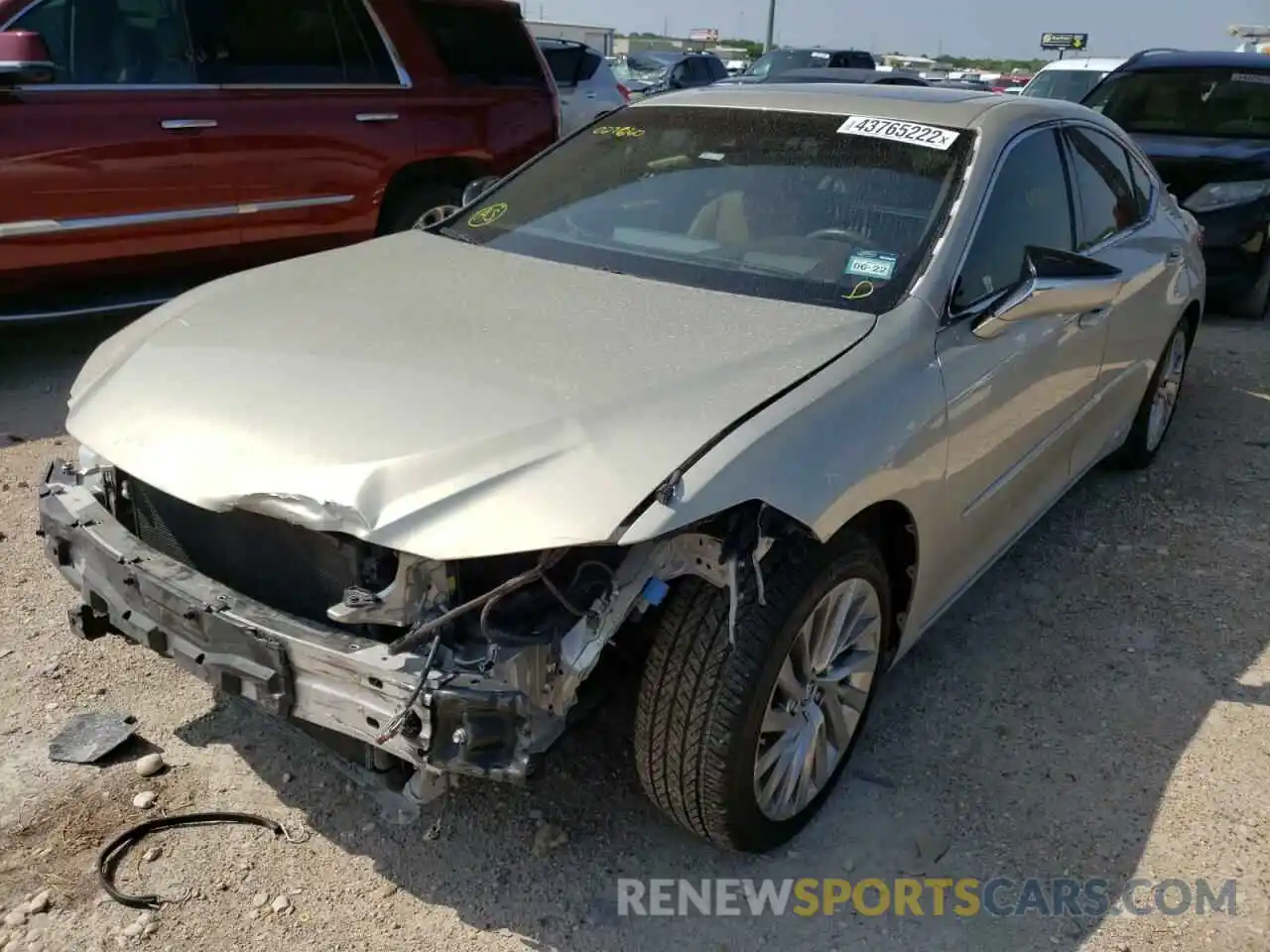 2 Photograph of a damaged car JTHB21B12K2027060 LEXUS ES300 2019