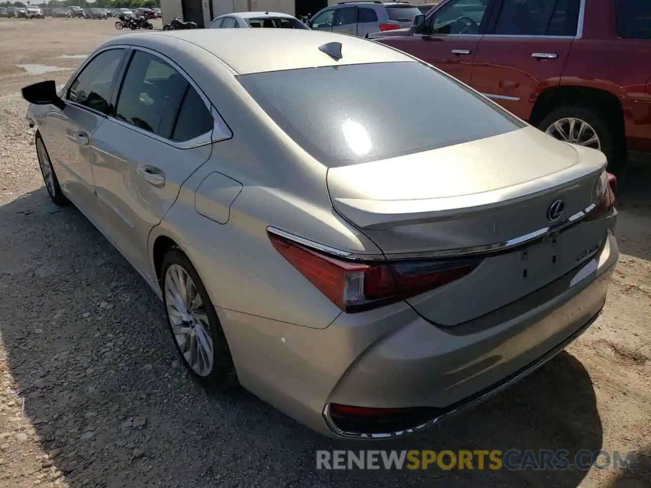 3 Photograph of a damaged car JTHB21B12K2027060 LEXUS ES300 2019