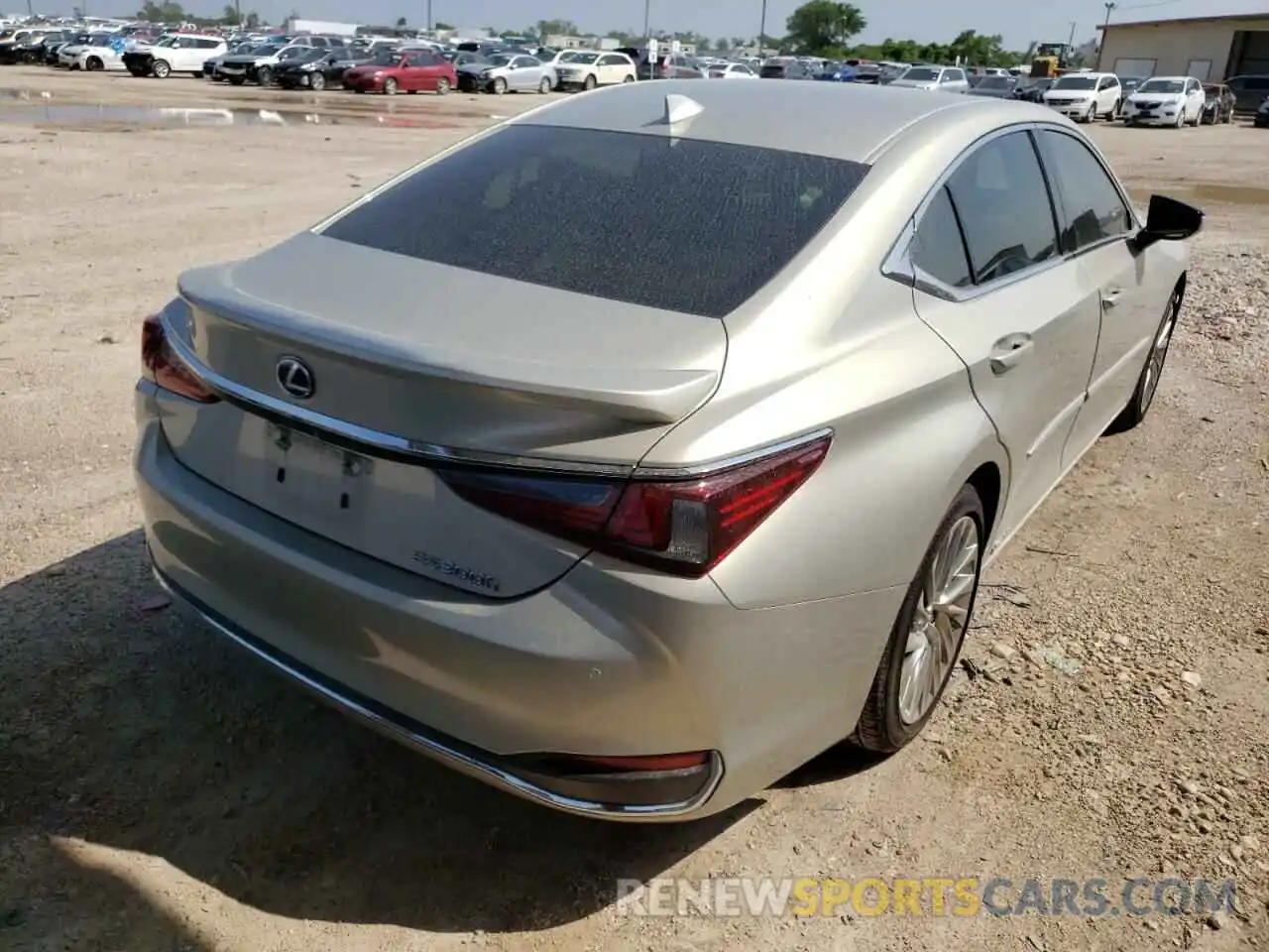 4 Photograph of a damaged car JTHB21B12K2027060 LEXUS ES300 2019