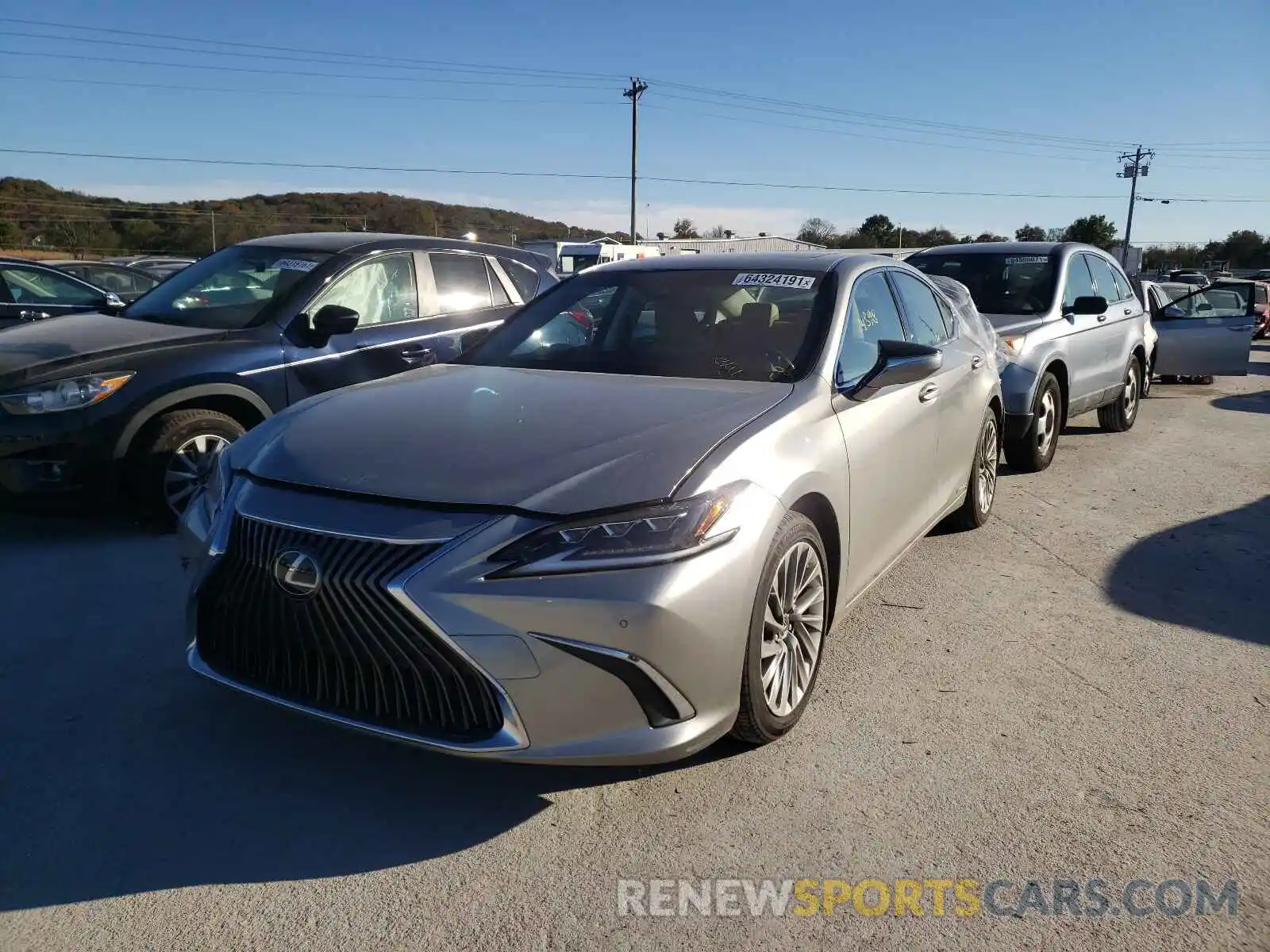 2 Photograph of a damaged car JTHB21B14K2002600 LEXUS ES300 2019