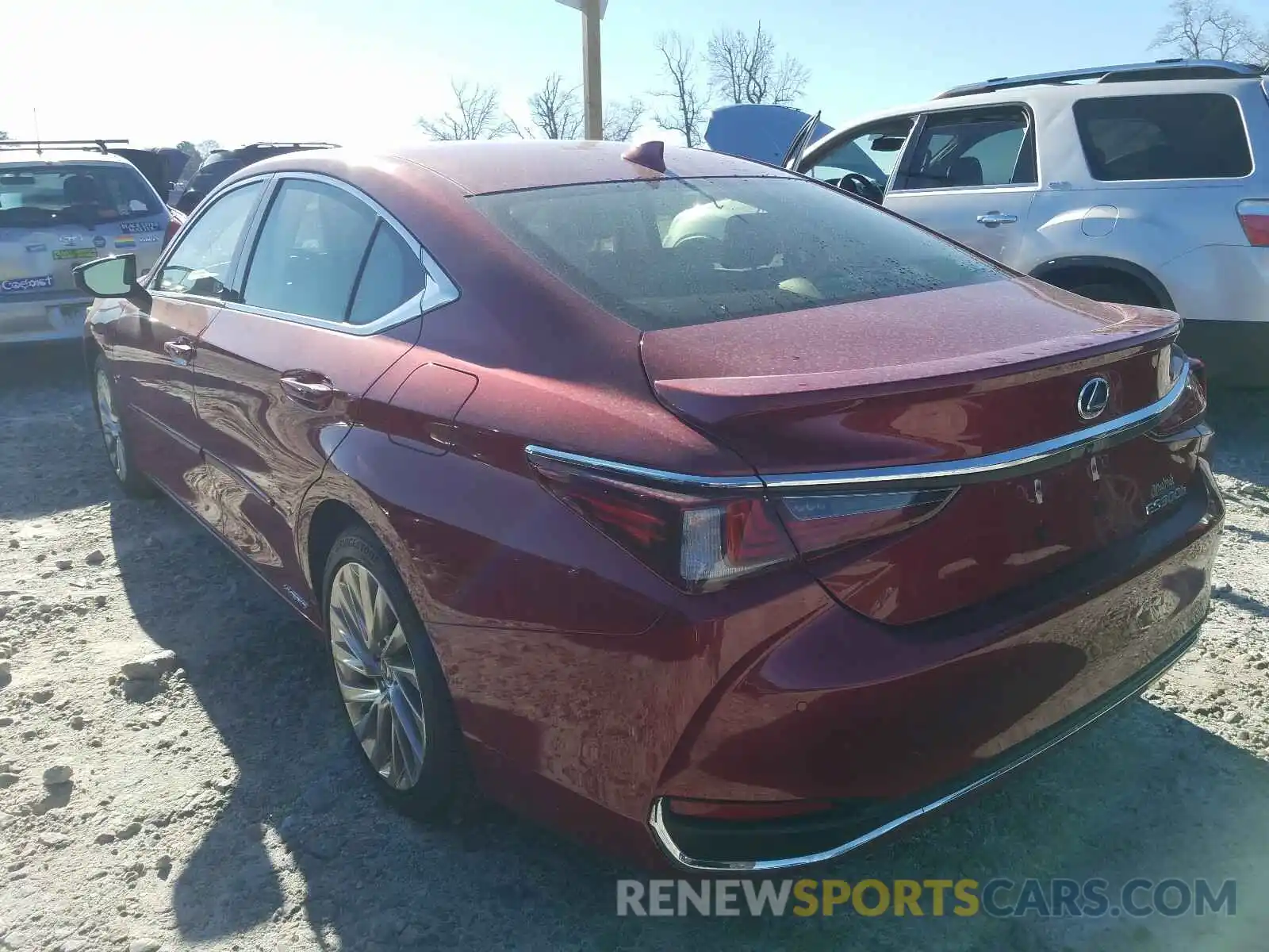 3 Photograph of a damaged car JTHB21B14K2042787 LEXUS ES300 2019