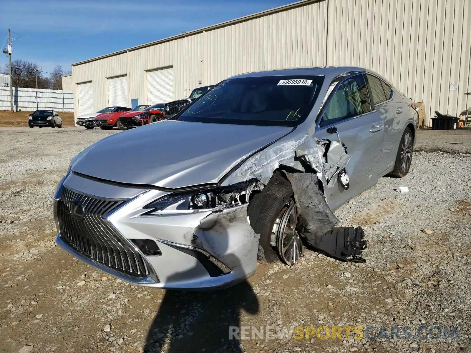 2 Photograph of a damaged car JTHB21B15K2006042 LEXUS ES300 2019