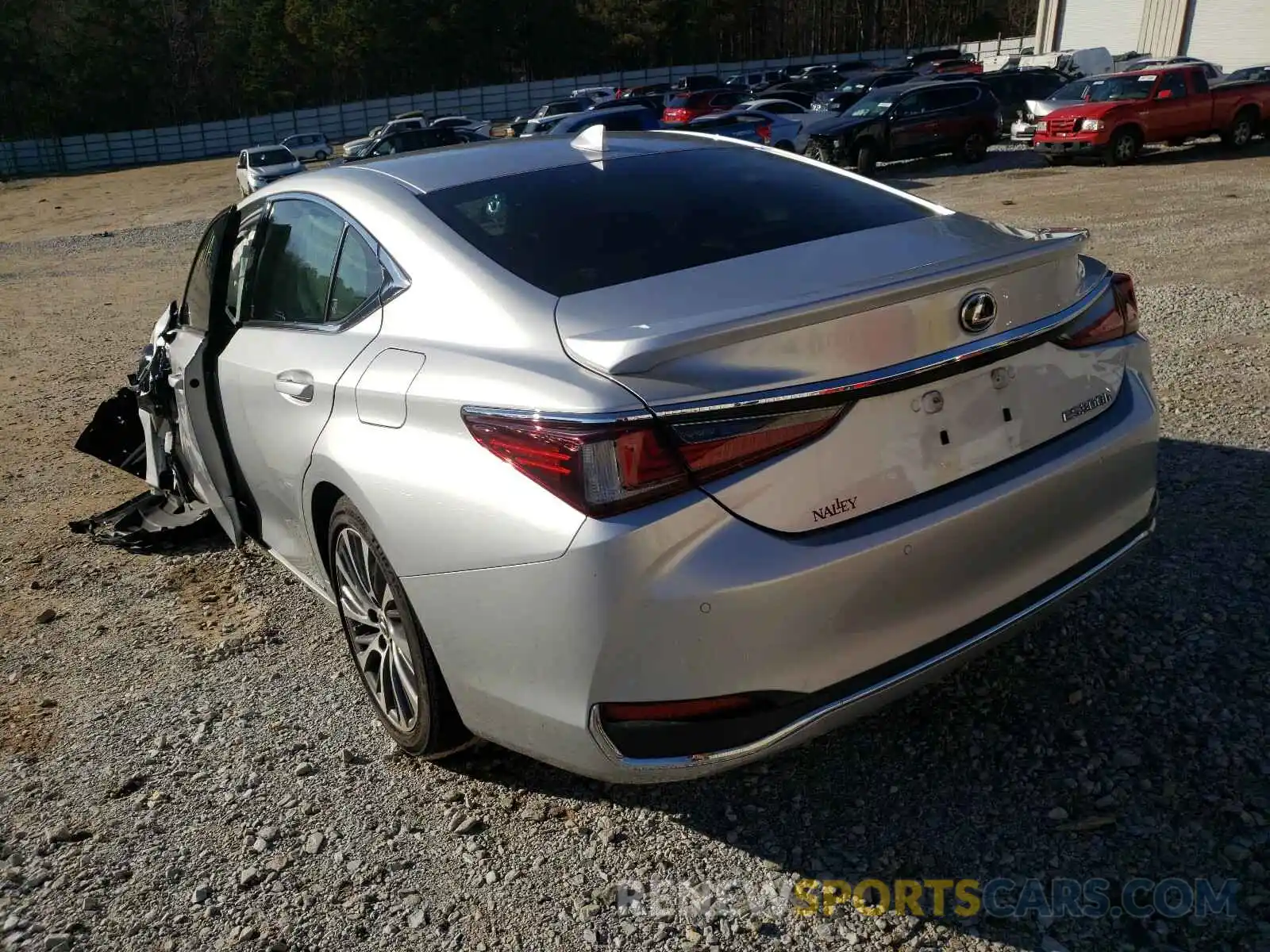 3 Photograph of a damaged car JTHB21B15K2006042 LEXUS ES300 2019