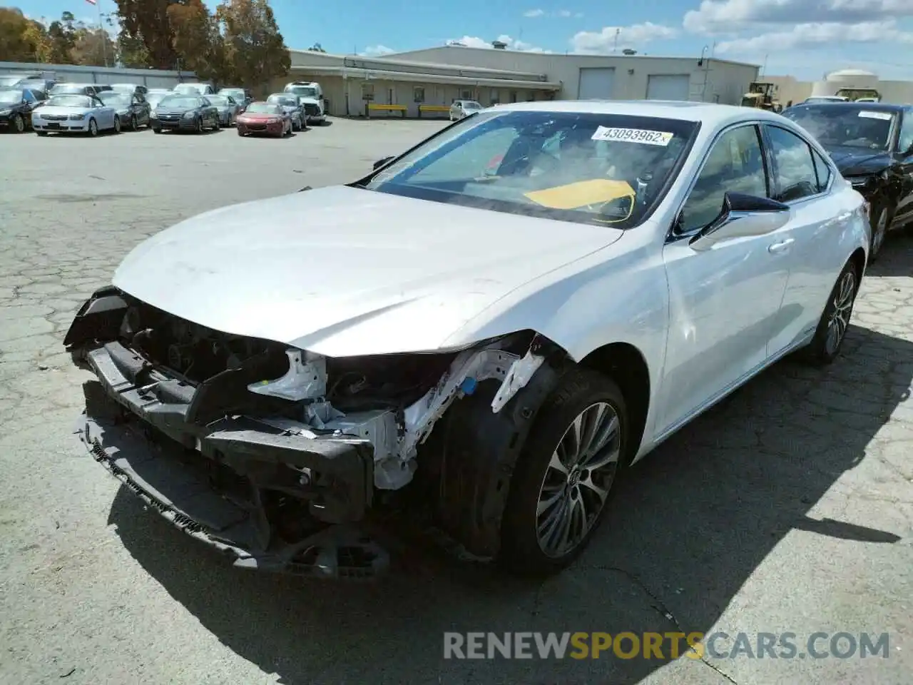 2 Photograph of a damaged car JTHB21B15K2026114 LEXUS ES300 2019