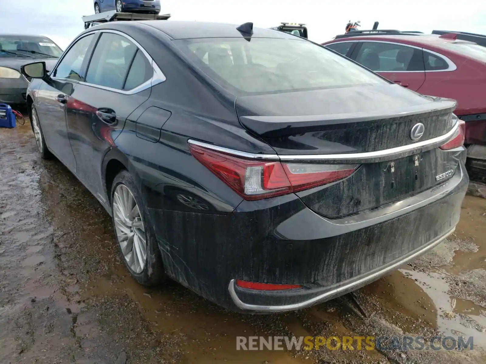 3 Photograph of a damaged car JTHB21B15K2031586 LEXUS ES300 2019