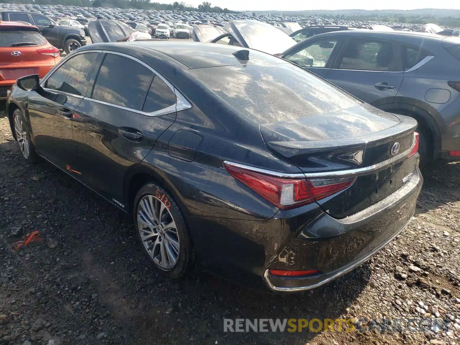 3 Photograph of a damaged car JTHB21B15K2031975 LEXUS ES300 2019