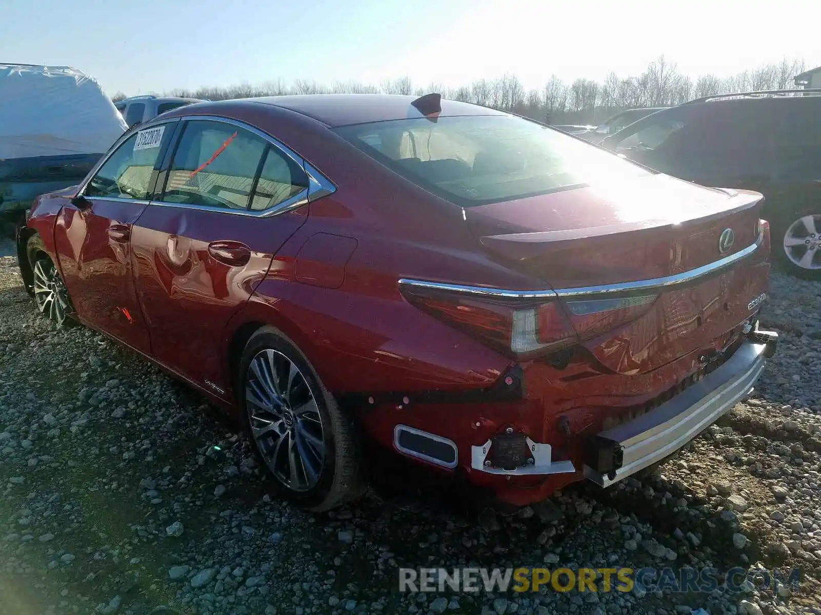 3 Photograph of a damaged car JTHB21B15K2039753 LEXUS ES300 2019