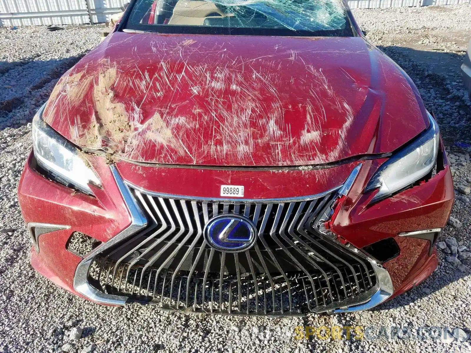 7 Photograph of a damaged car JTHB21B15K2039753 LEXUS ES300 2019