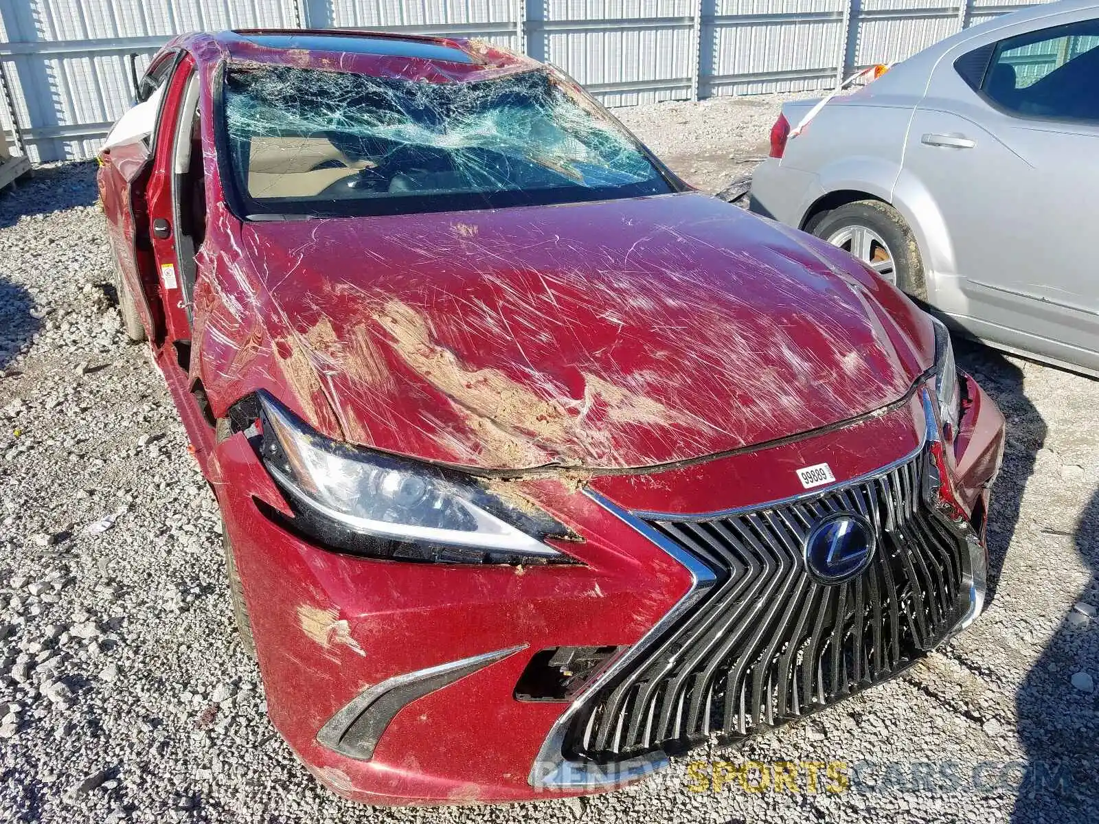 9 Photograph of a damaged car JTHB21B15K2039753 LEXUS ES300 2019