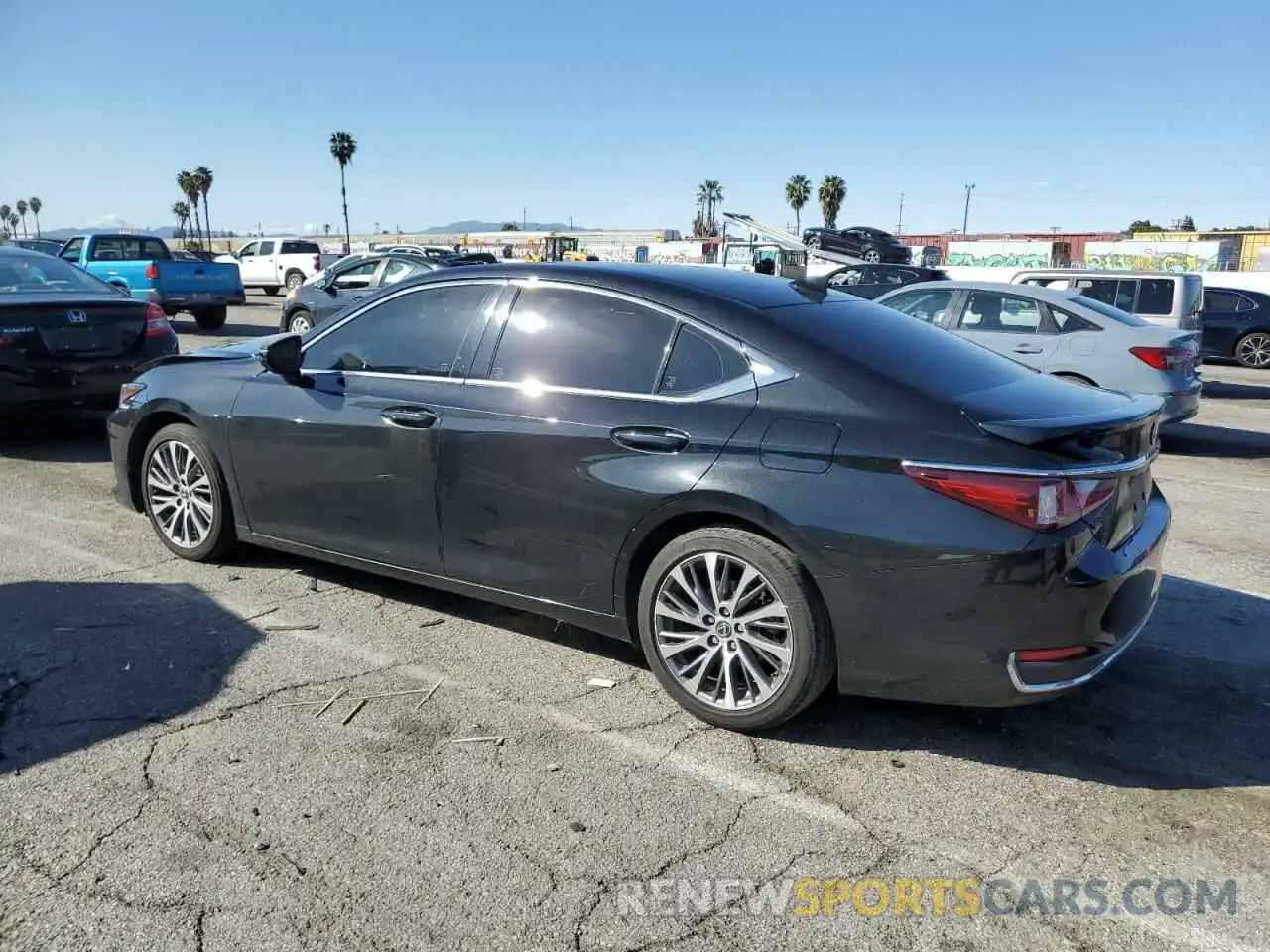 2 Photograph of a damaged car JTHB21B15K2042555 LEXUS ES300 2019