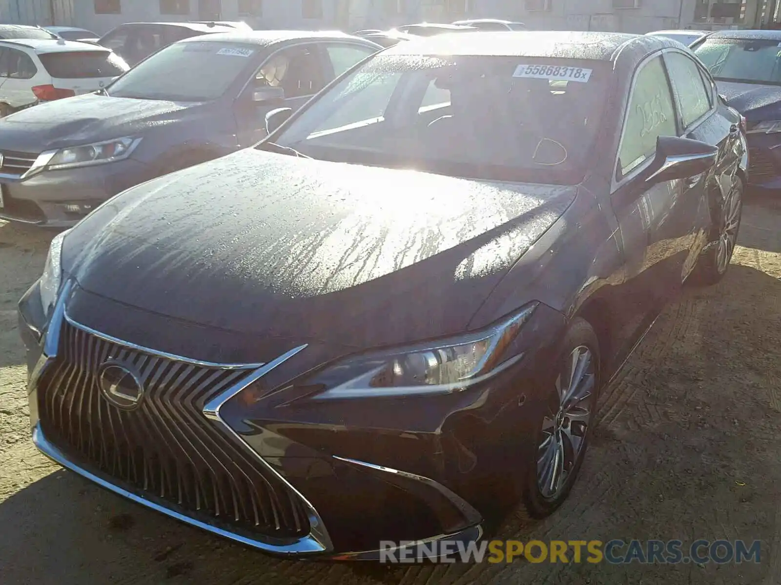 2 Photograph of a damaged car JTHB21B16K2002064 LEXUS ES300 2019