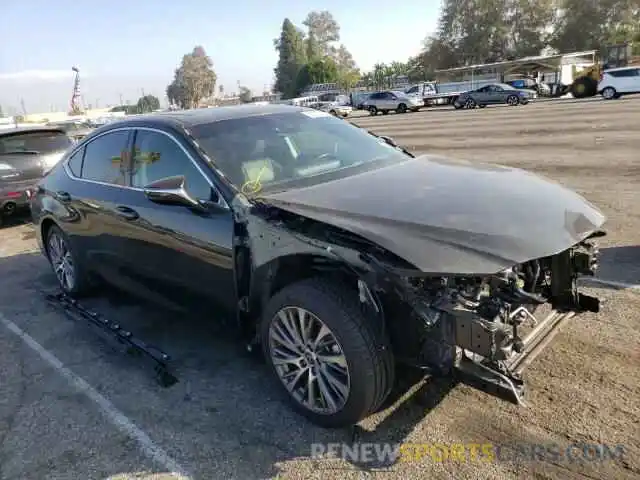 1 Photograph of a damaged car JTHB21B16K2033959 LEXUS ES300 2019