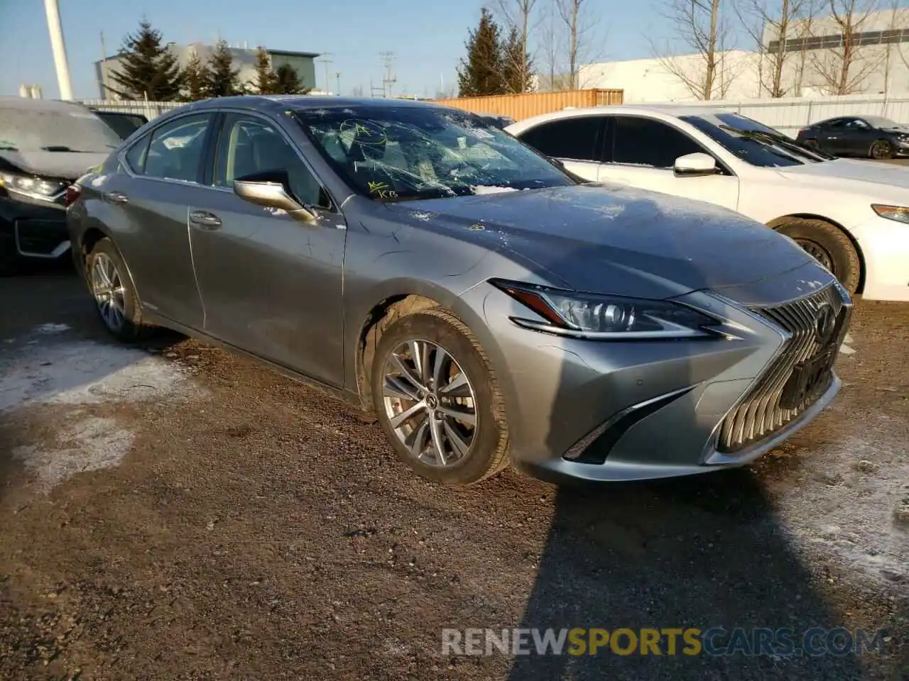 1 Photograph of a damaged car JTHB21B17K2008441 LEXUS ES300 2019