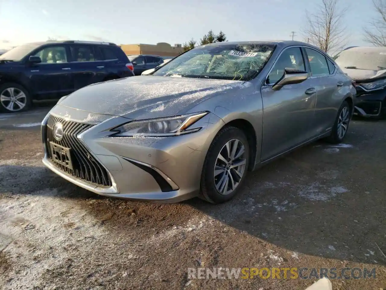 2 Photograph of a damaged car JTHB21B17K2008441 LEXUS ES300 2019