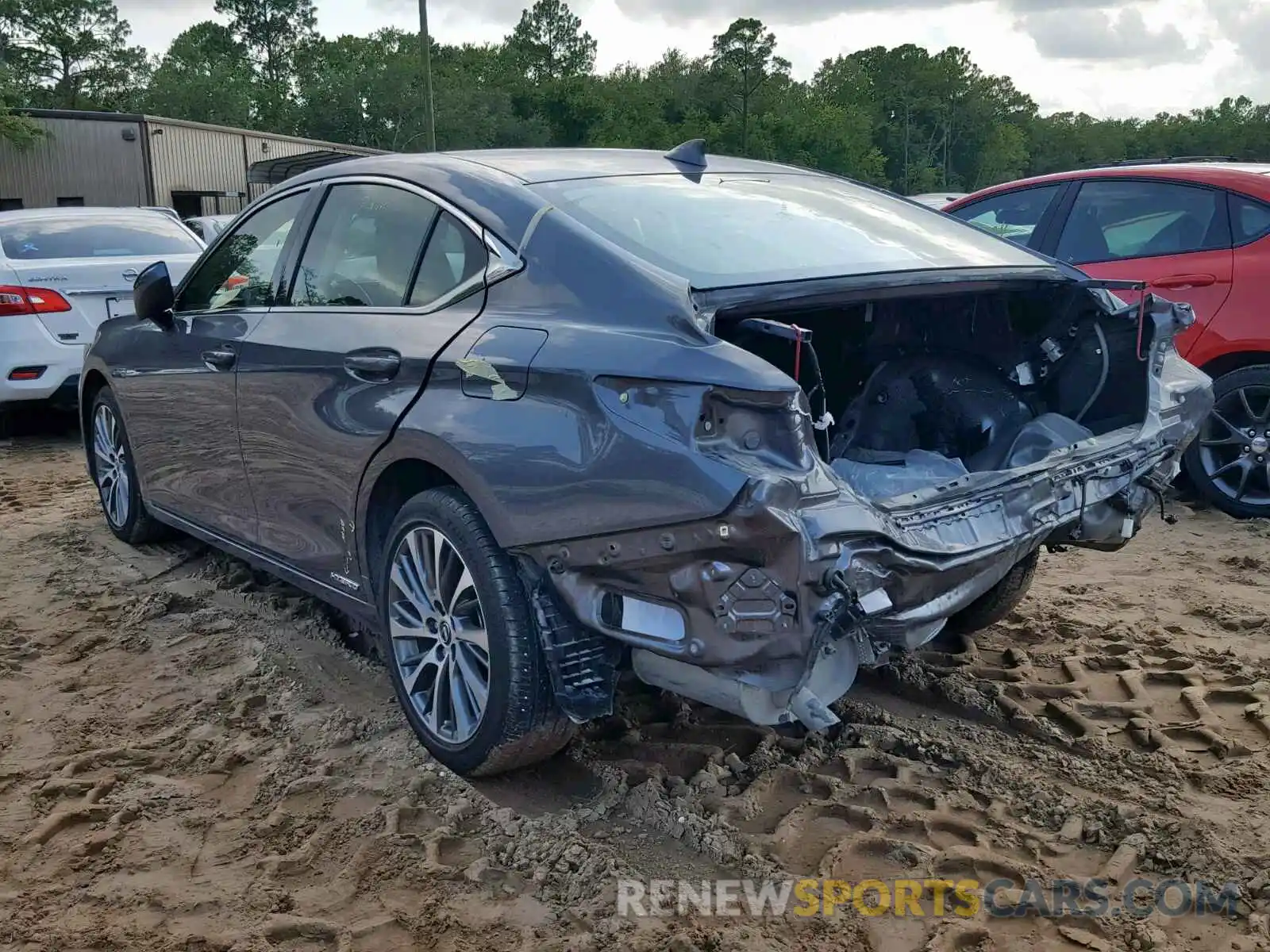 3 Photograph of a damaged car JTHB21B17K2025238 LEXUS ES300 2019