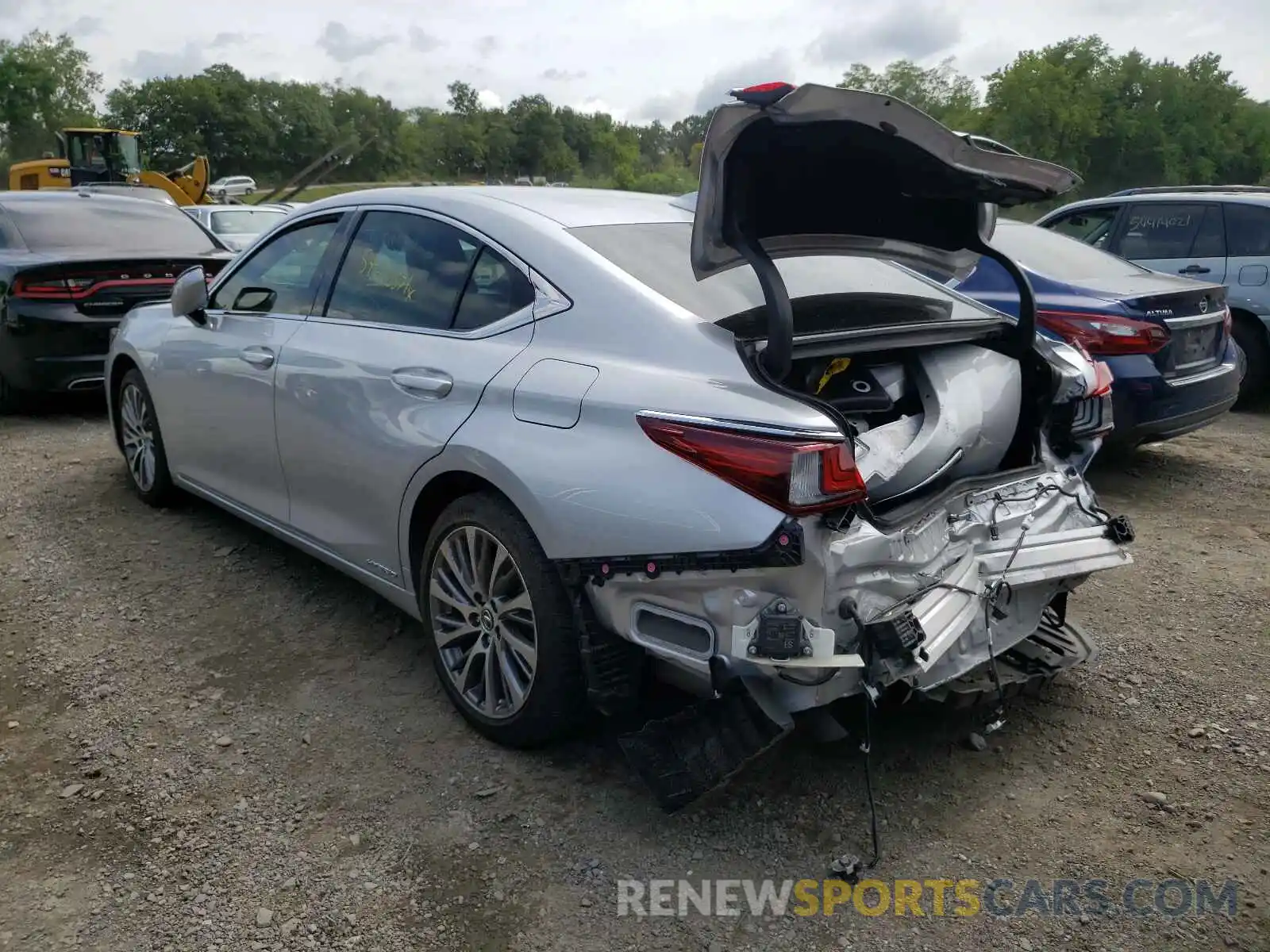 3 Photograph of a damaged car JTHB21B17K2030570 LEXUS ES300 2019