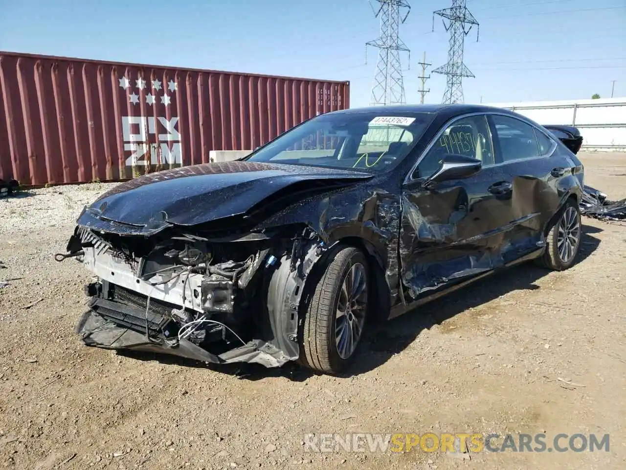 2 Photograph of a damaged car JTHB21B17K2030892 LEXUS ES300 2019