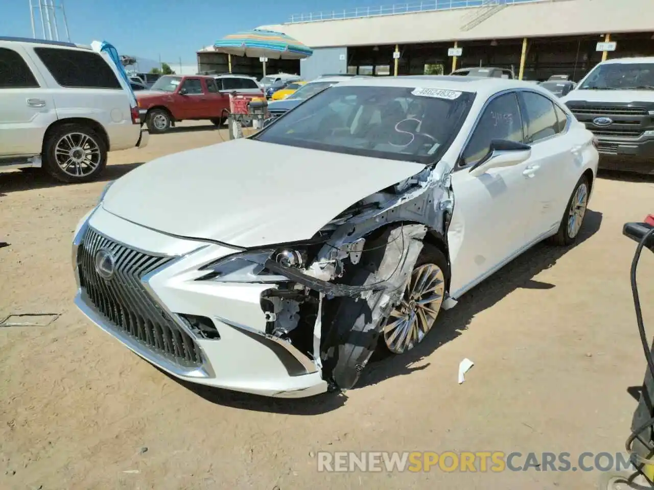 2 Photograph of a damaged car JTHB21B17K2035820 LEXUS ES300 2019