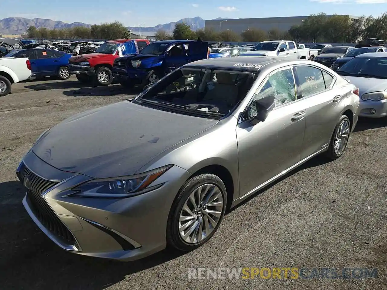 2 Photograph of a damaged car JTHB21B17K2039897 LEXUS ES300 2019